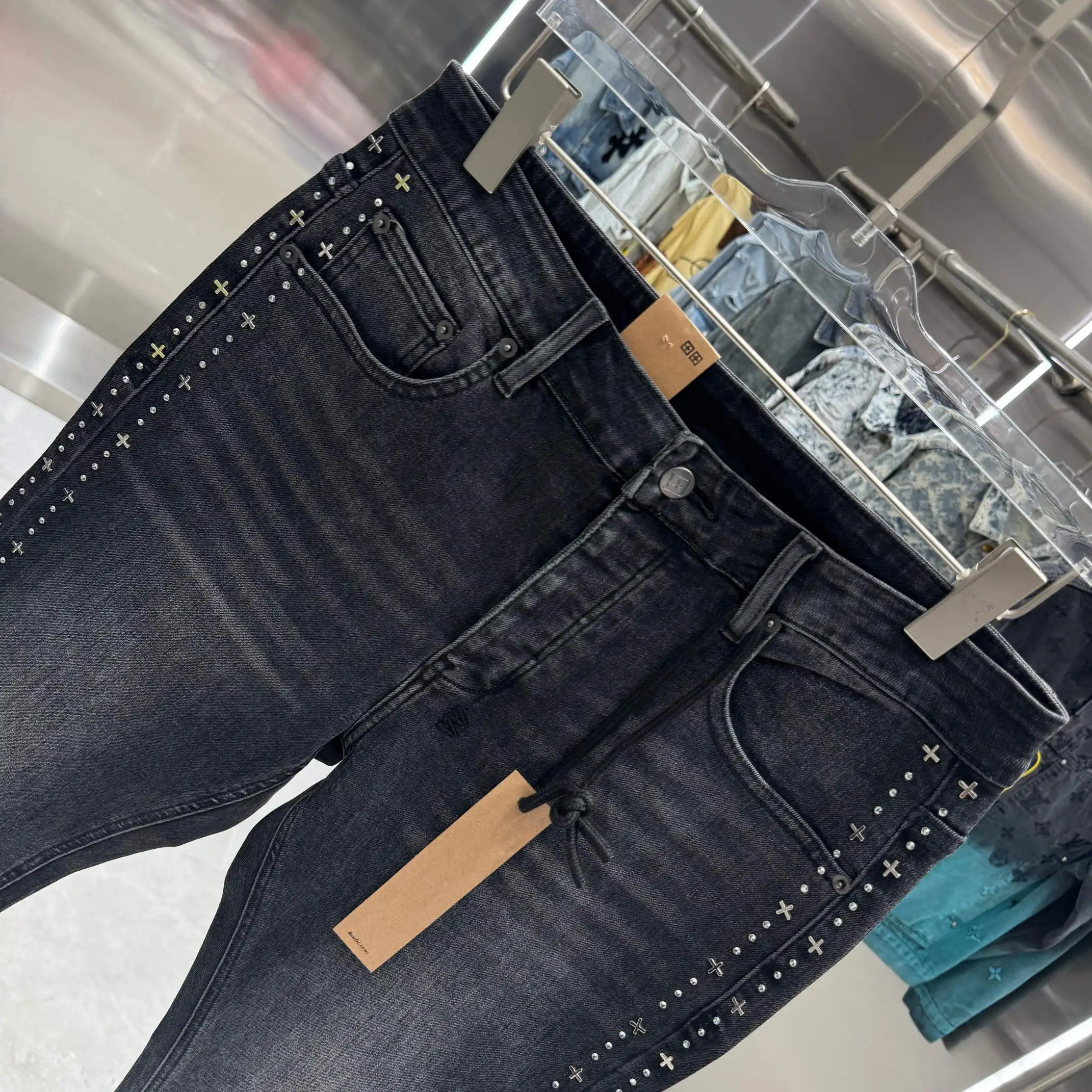Ksubi Studded Flared Jeans D22019047 — view 4