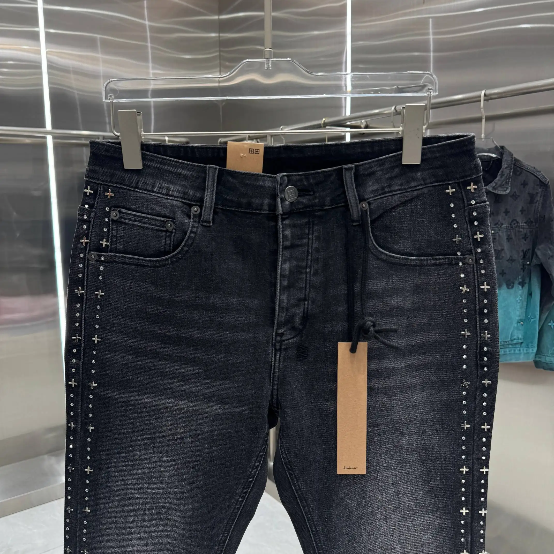 Ksubi Studded Flared Jeans D22019047 — view 6