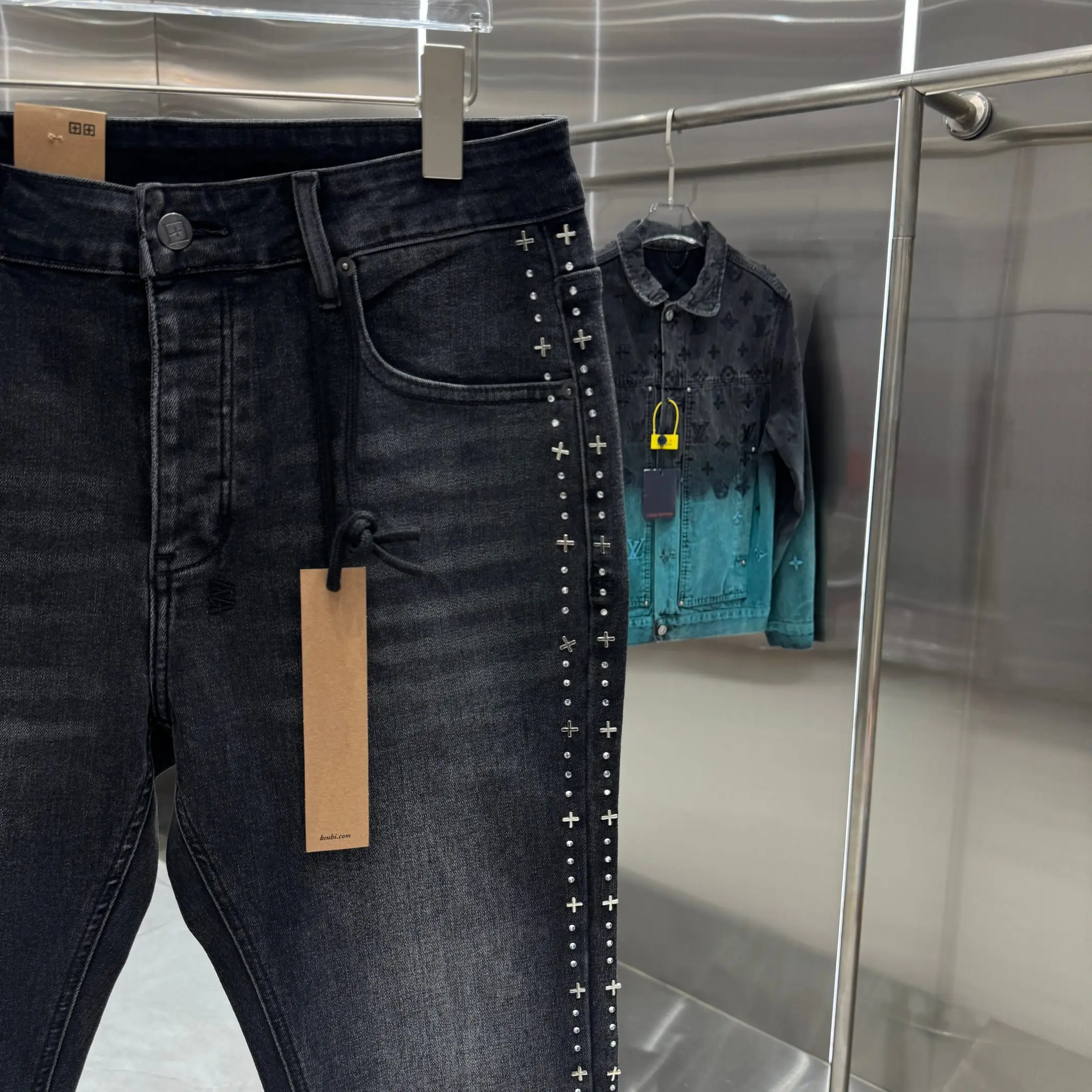 Ksubi Studded Flared Jeans D22019047 — view 7