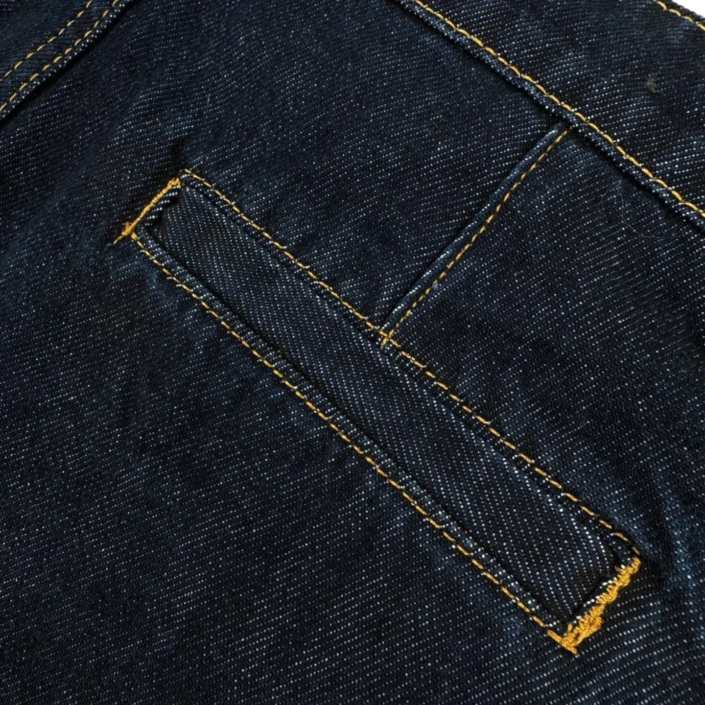 Leather Patch Indigo Denim Shorts D22522321 — view 10