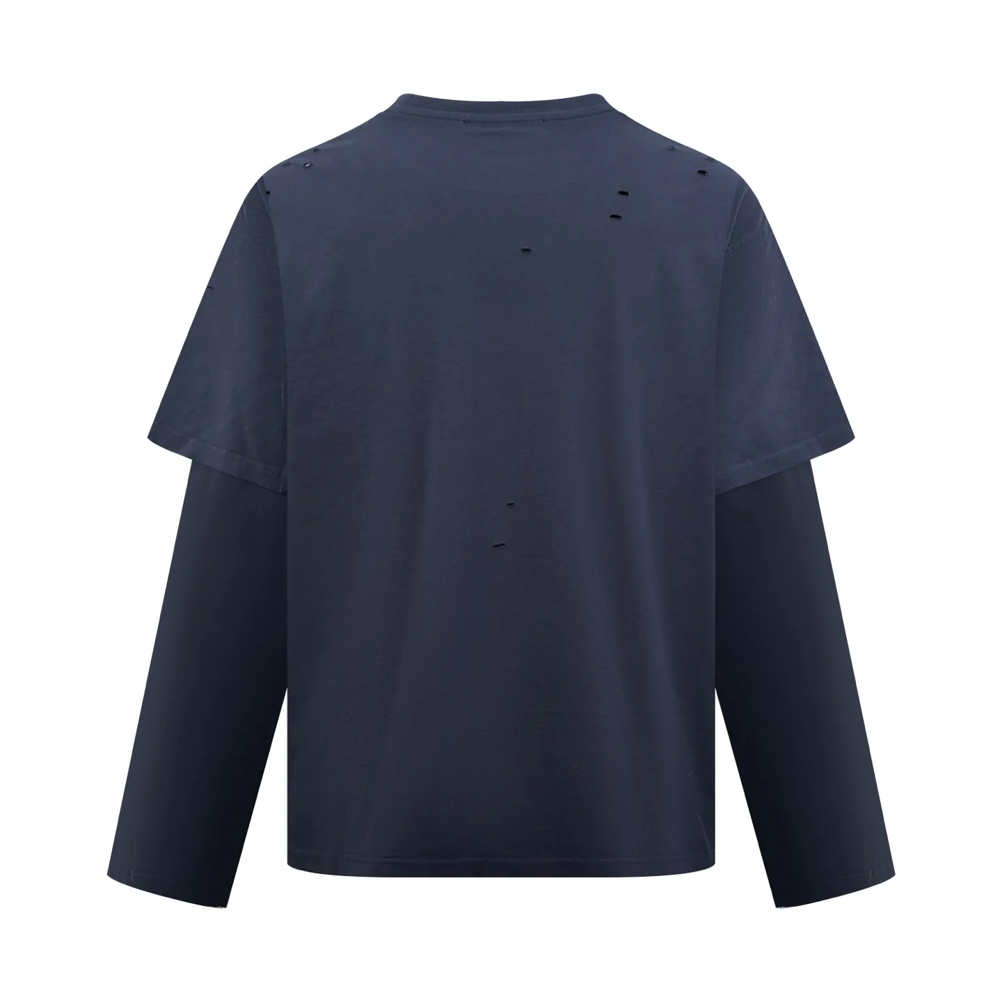 Distressed Layered Logo Long-Sleeve T-Shirt D22520515 — view 2