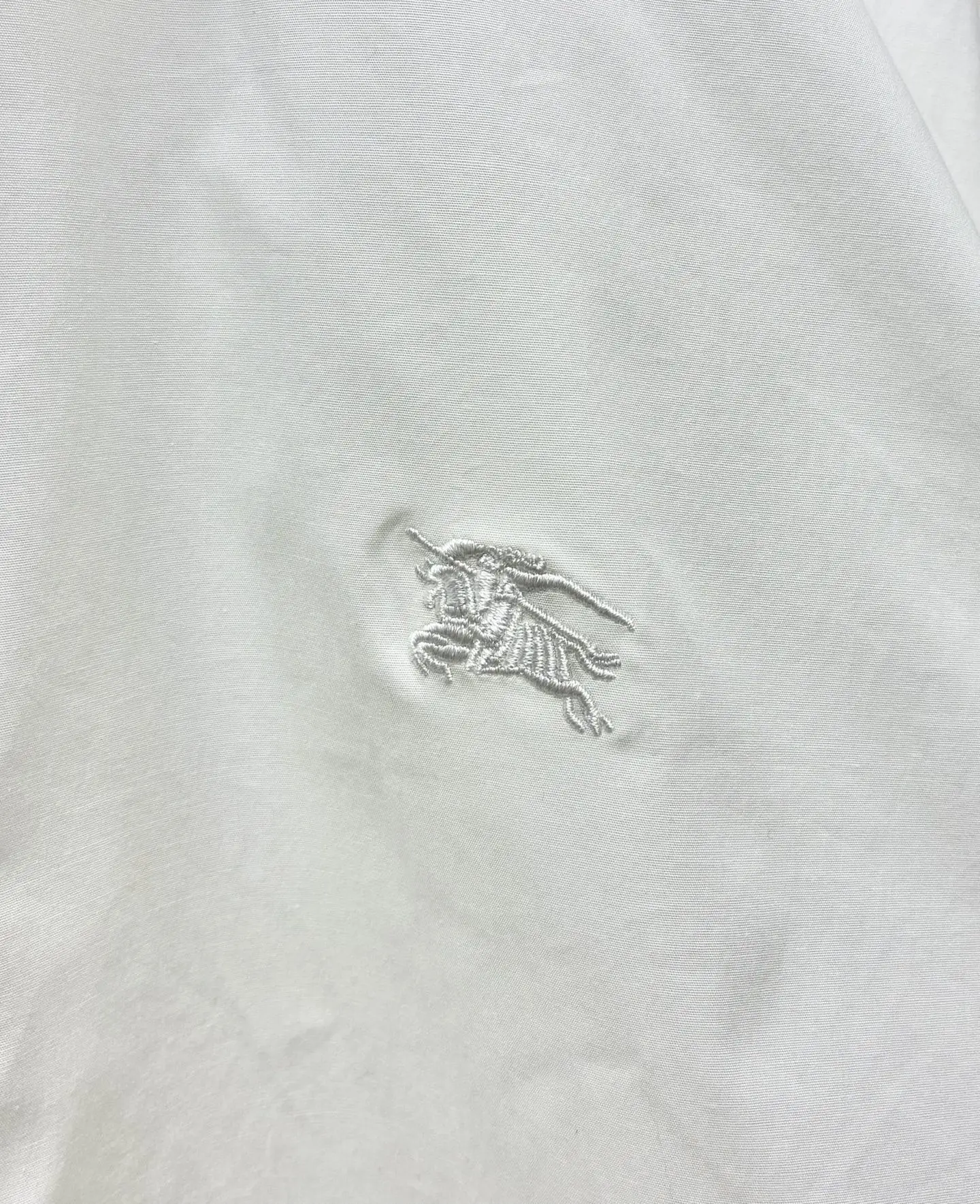 Check-Trim Cotton Poplin Shirt D22519096 — view 5