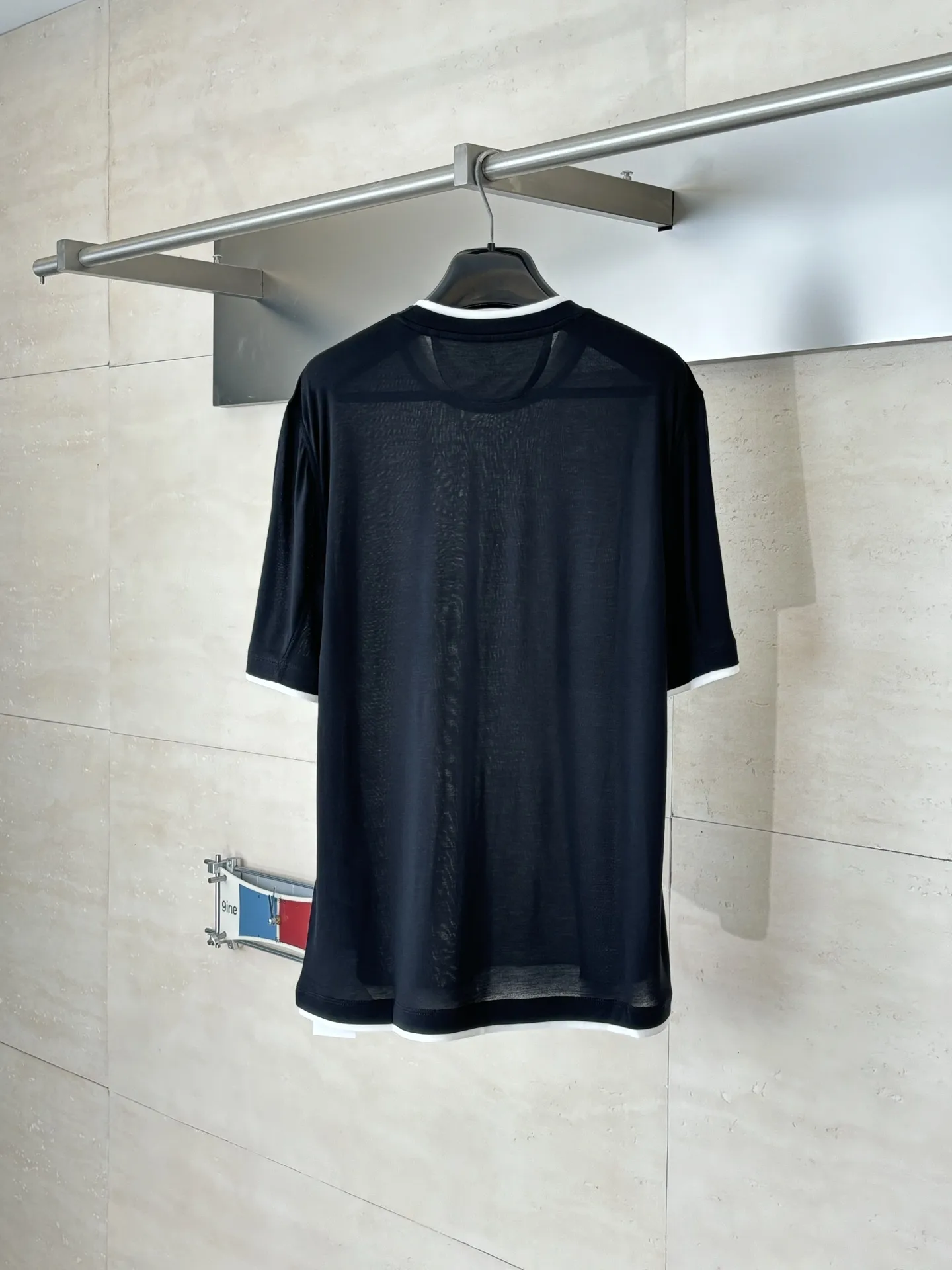 Layered Silk-Blend Crew-Neck T-Shirt D22518644 — view 2