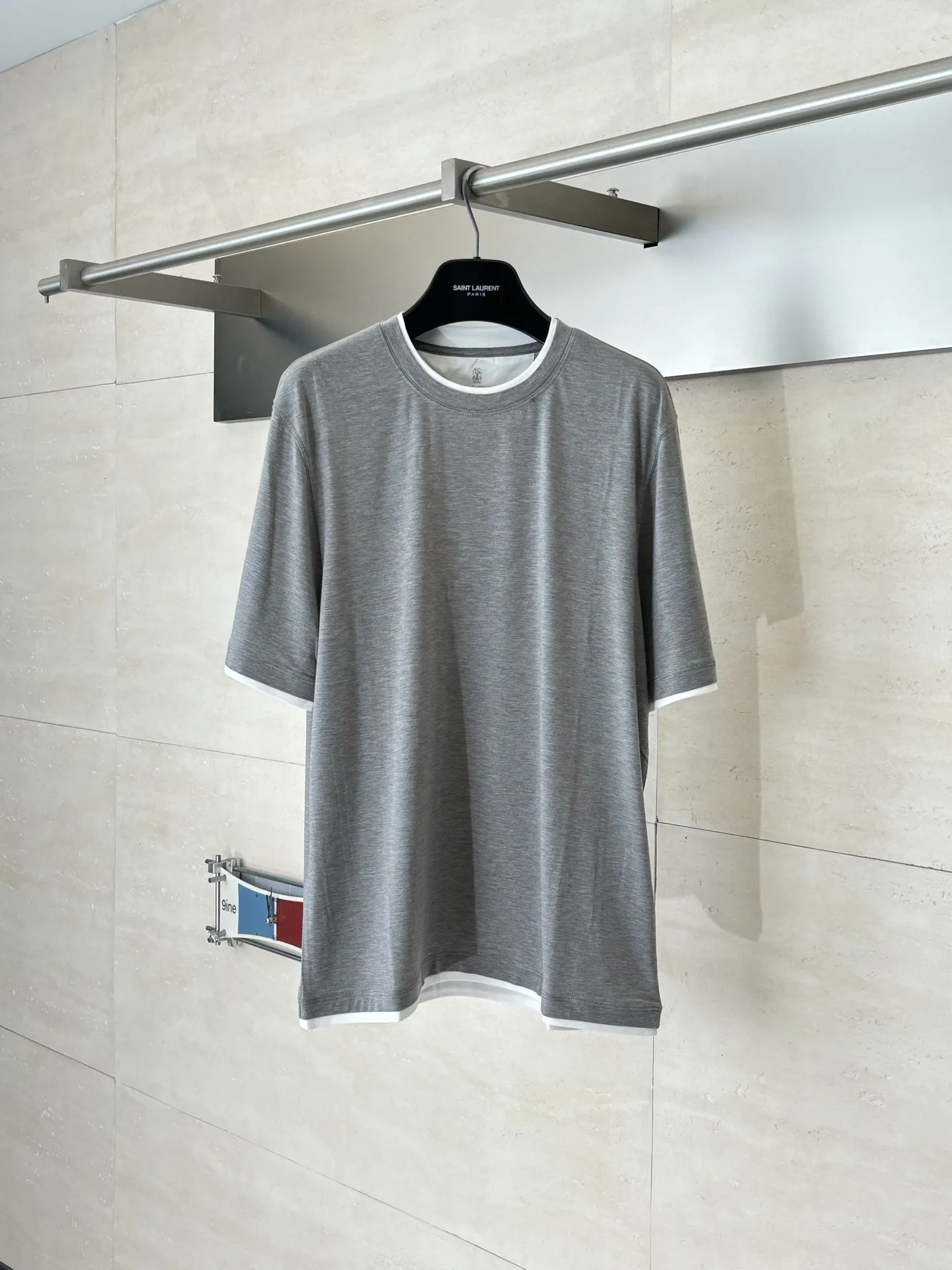 Silk-Blend Layered-Effect T-Shirt D22518643