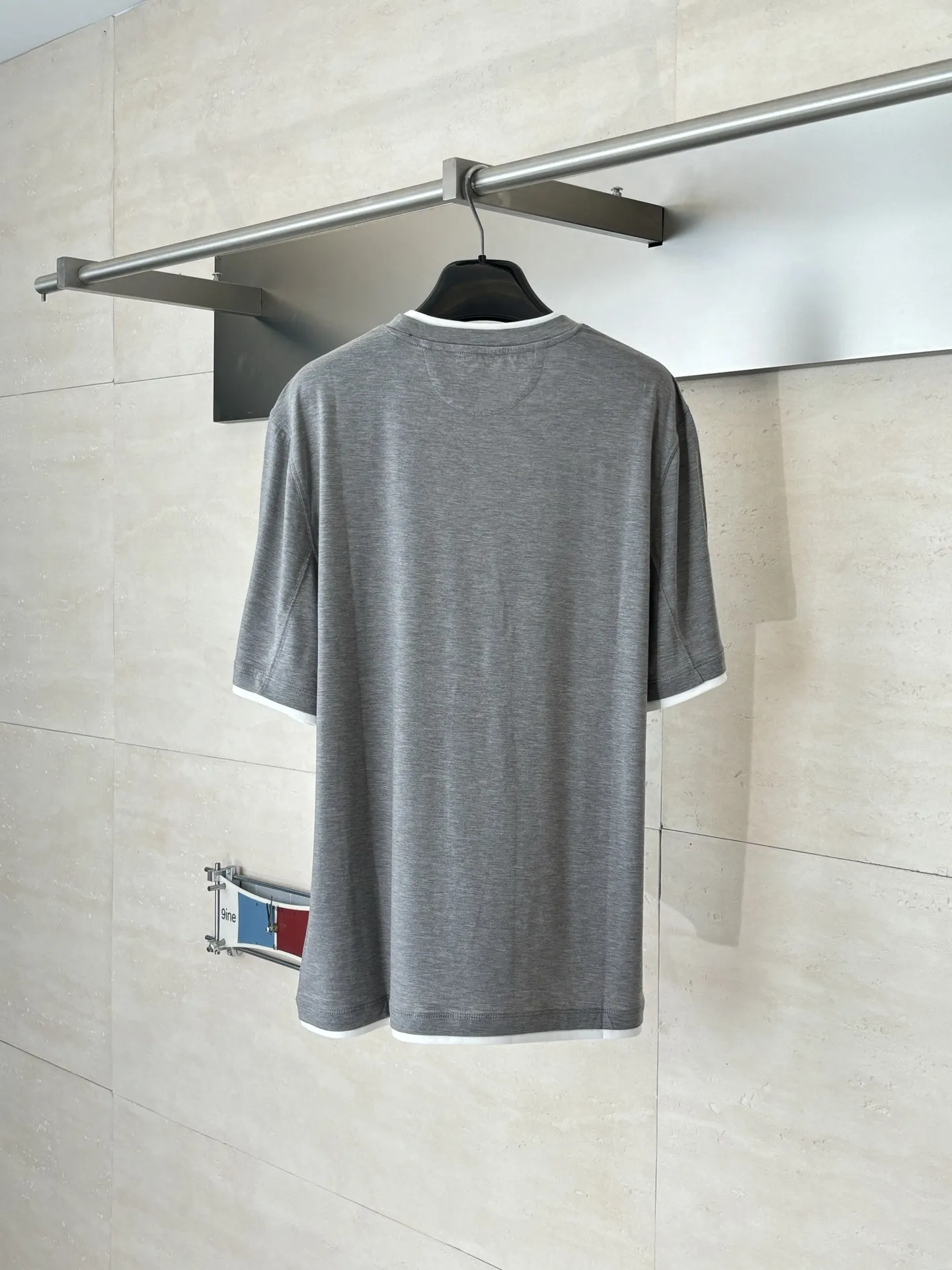 Silk-Blend Layered-Effect T-Shirt D22518643 — view 2