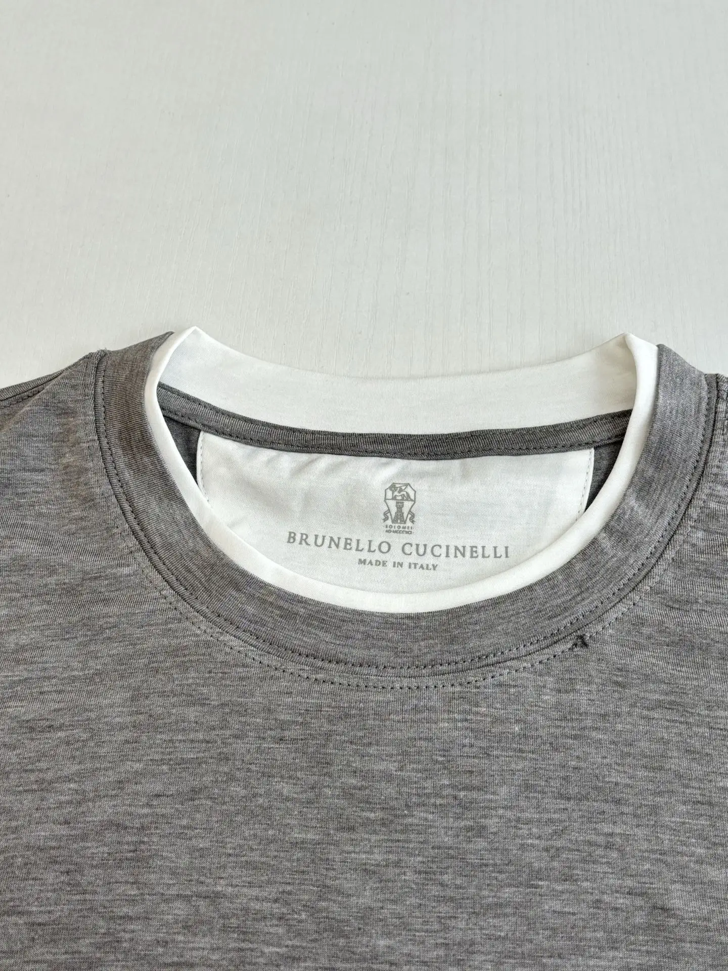 Silk-Blend Layered-Effect T-Shirt D22518643 — view 5