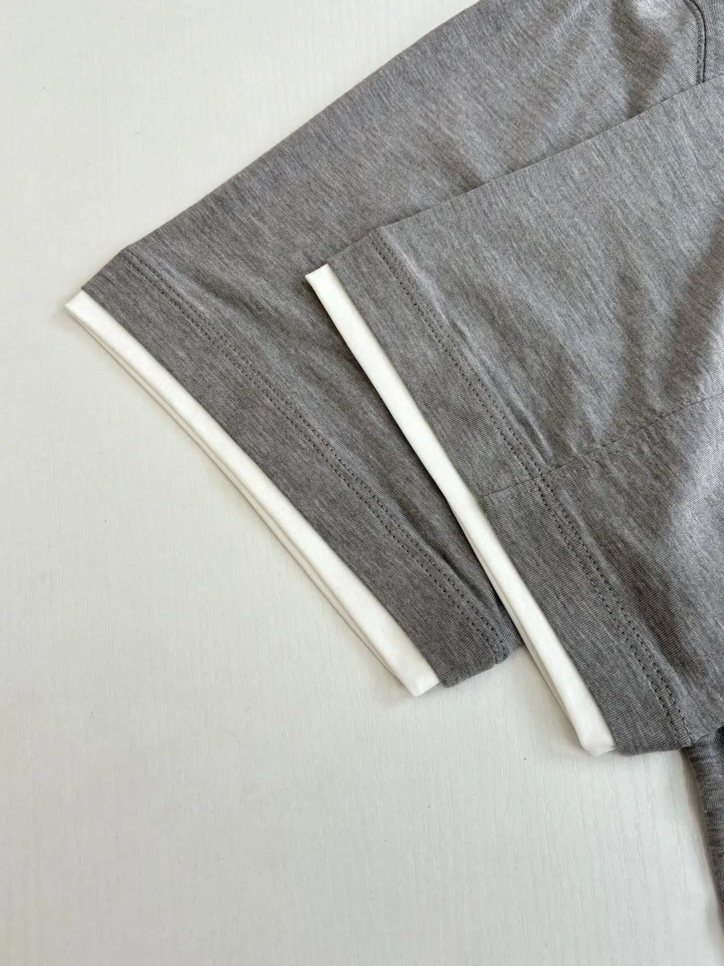 Silk-Blend Layered-Effect T-Shirt D22518643 — view 6