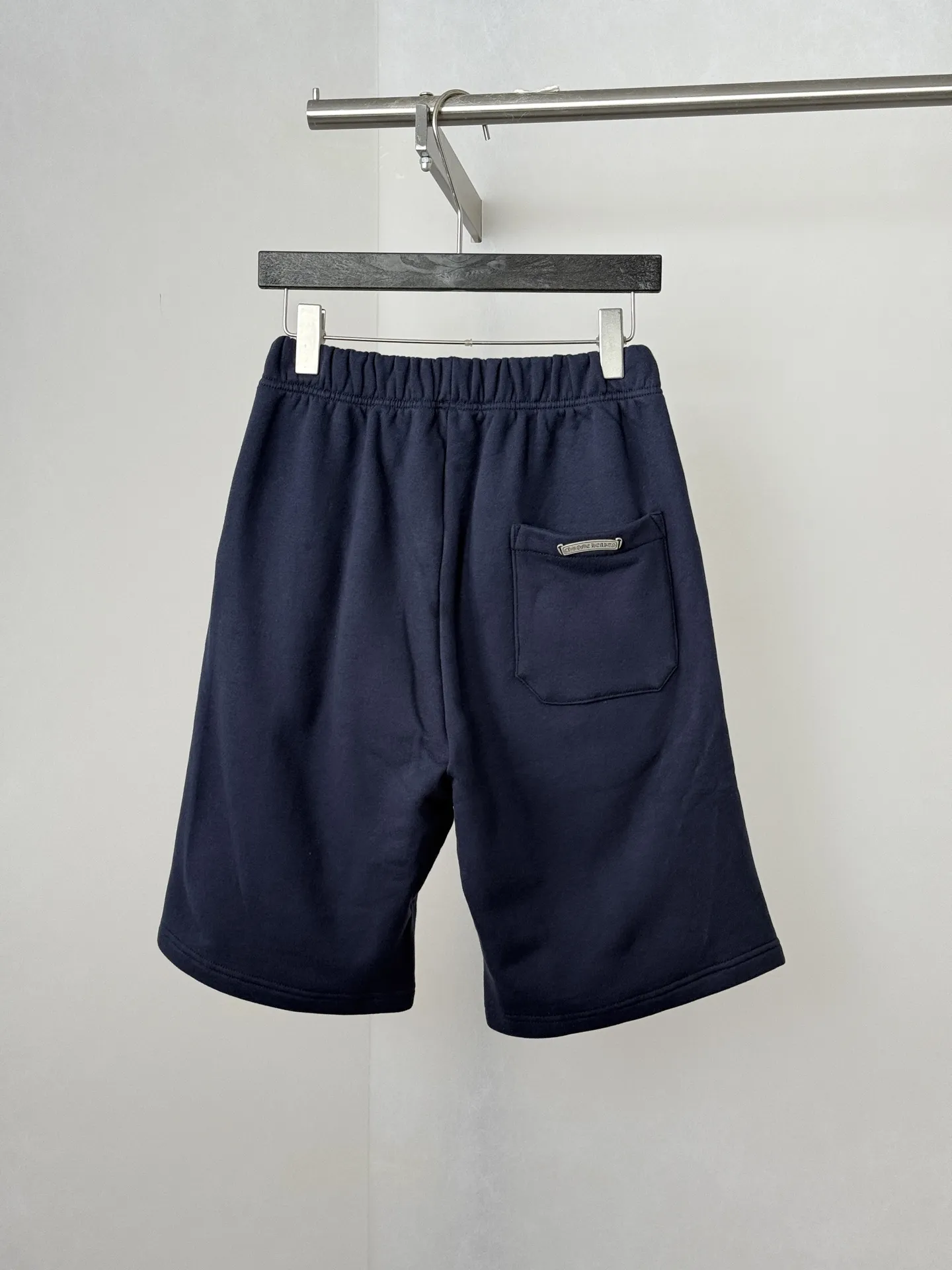 Leather Cross Patch Cotton Jersey Shorts D22521980 — view 2
