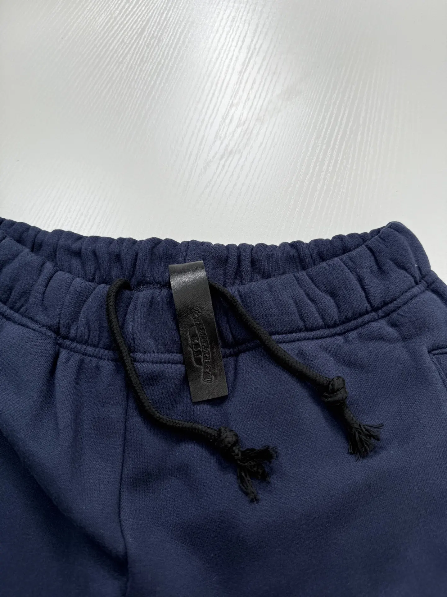 Leather Cross Patch Cotton Jersey Shorts D22521980 — view 5