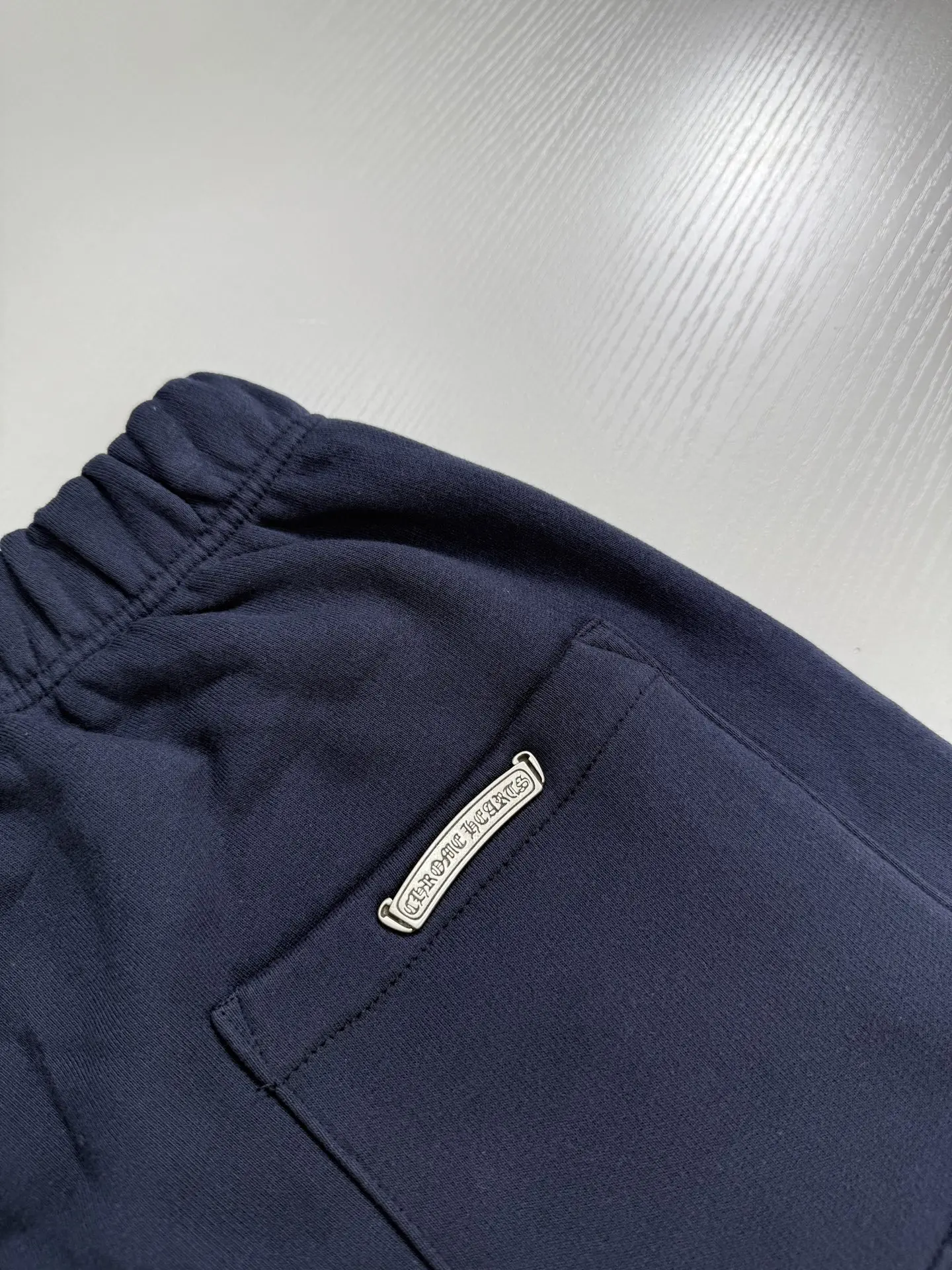 Leather Cross Patch Cotton Jersey Shorts D22521980 — view 8
