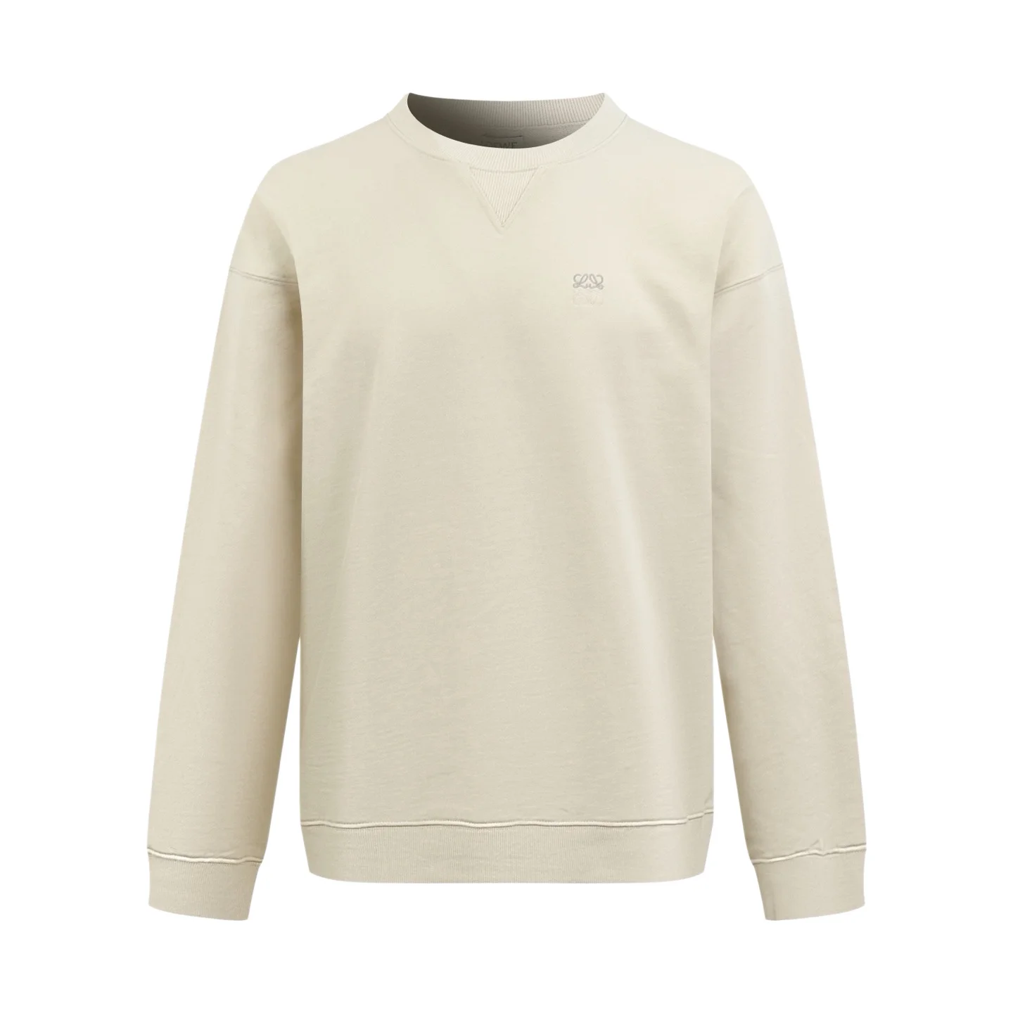 Anagram Embroidered Cotton-Fleece Sweatshirt D22522528
