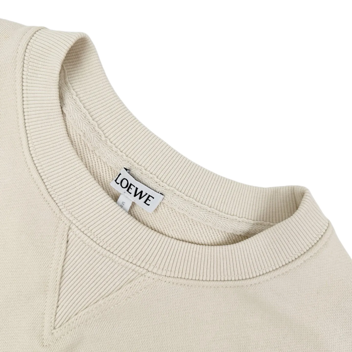 Anagram Embroidered Cotton-Fleece Sweatshirt D22522528 — view 3