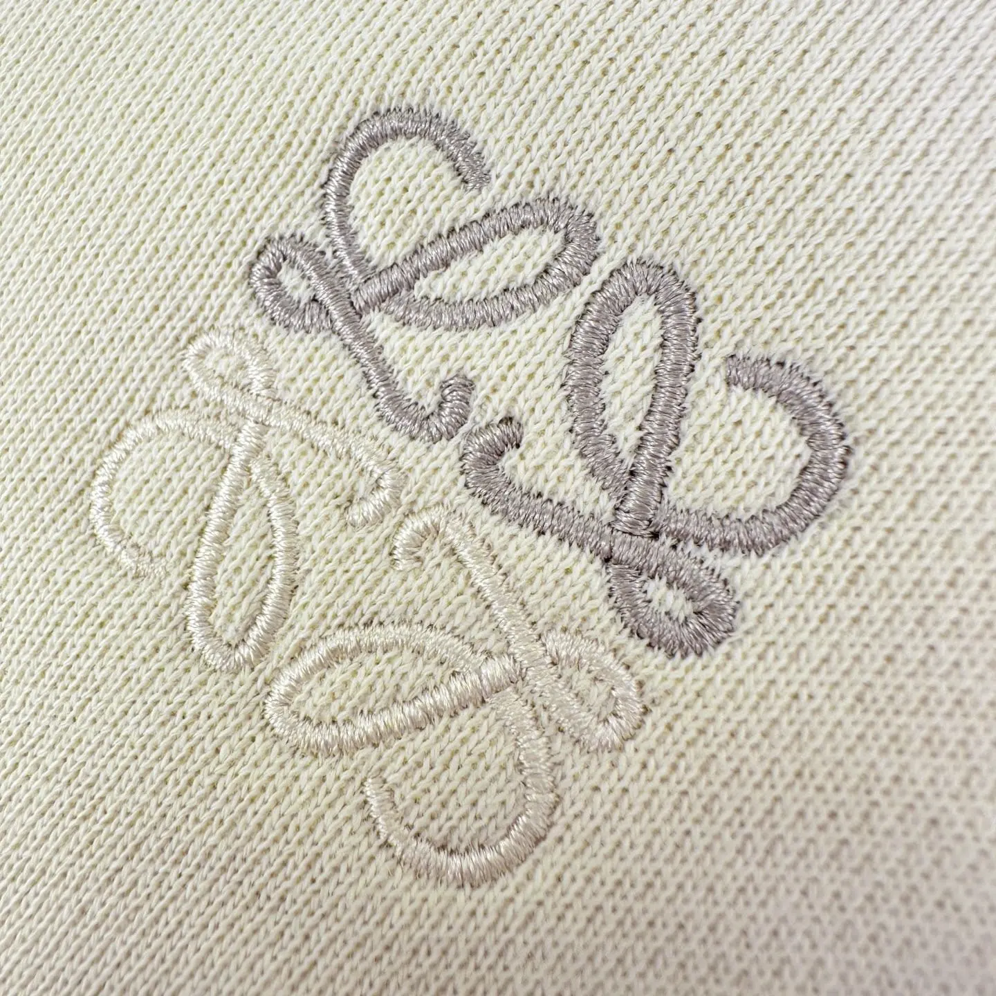 Anagram Embroidered Cotton-Fleece Sweatshirt D22522528 — view 5
