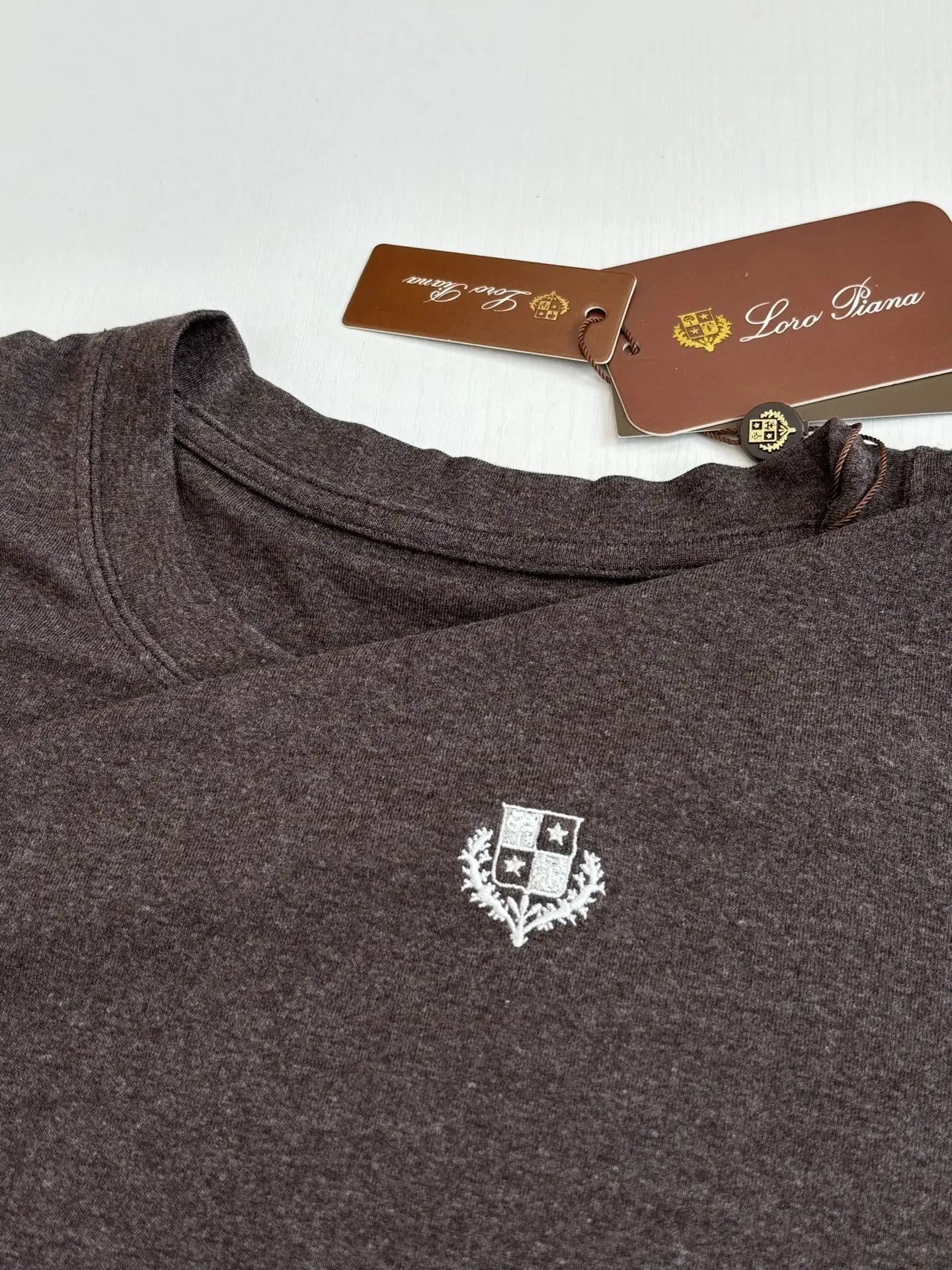 Embroidered Logo Tencel-Blend T-Shirt D22518645 — view 5