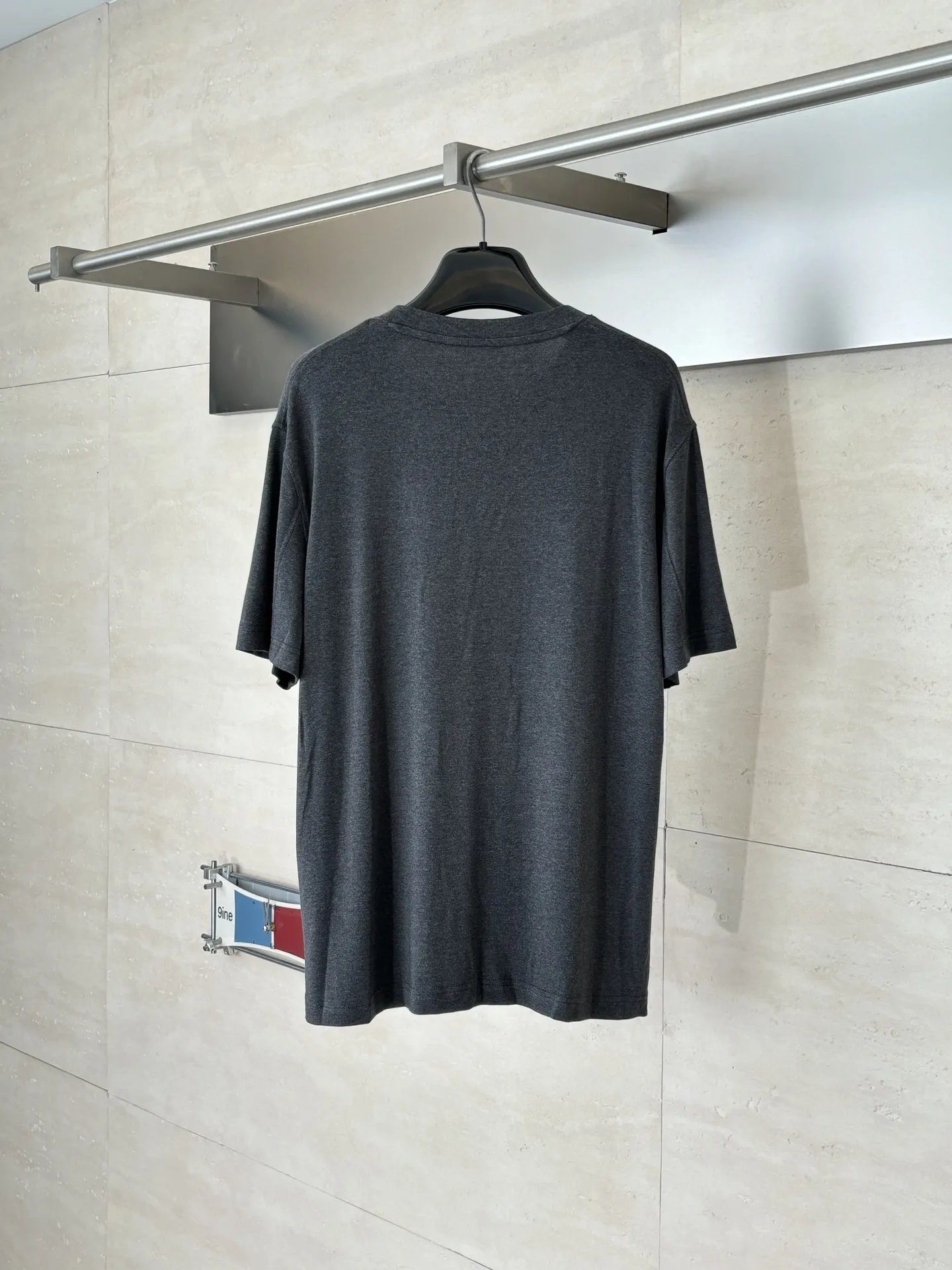 Embroidered Crest Tencel-Blend T-Shirt D22518646 — view 2