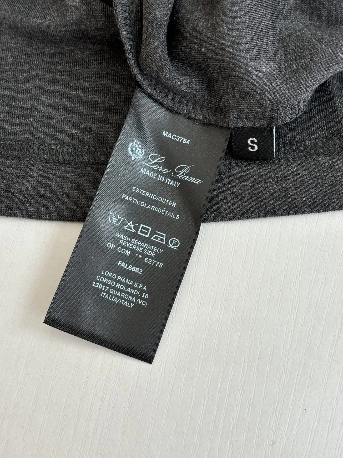 Embroidered Crest Tencel-Blend T-Shirt D22518646 — view 8