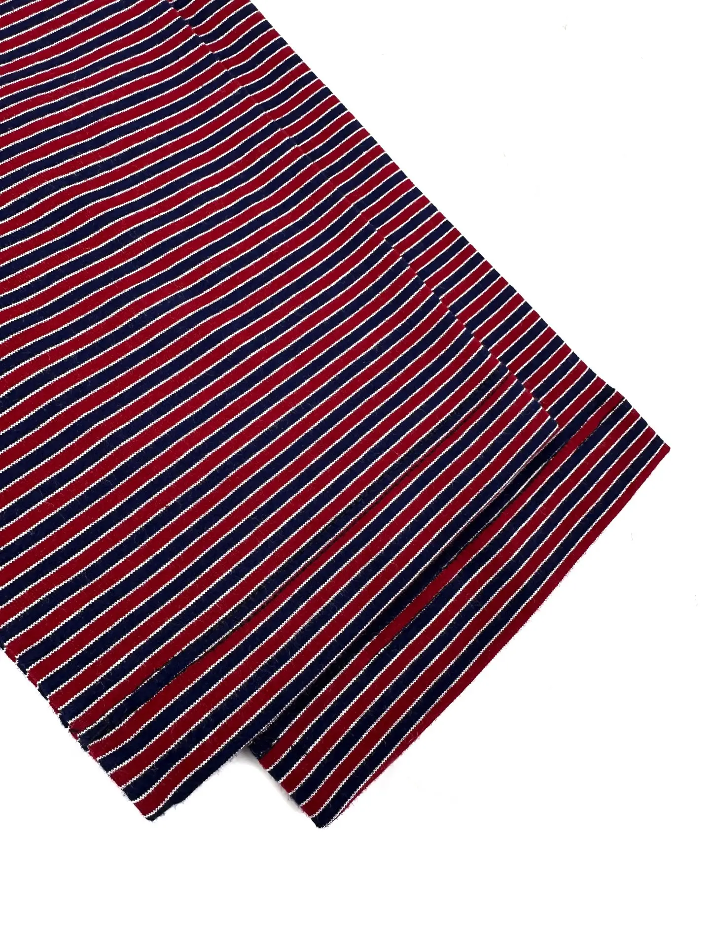Striped Cotton Jersey Henley Top D22520517 — view 6