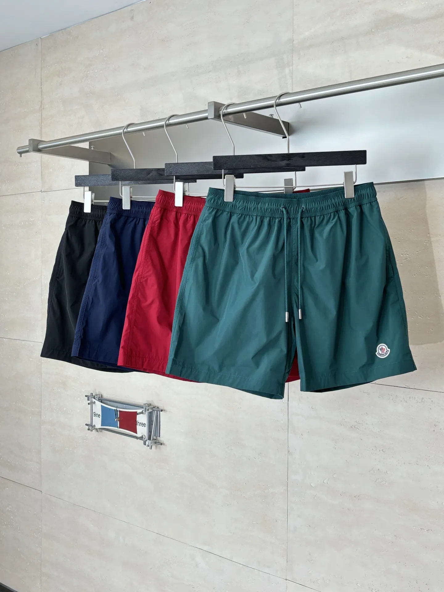 Logo-Patch Shell Swim Shorts D22518605 — view 4