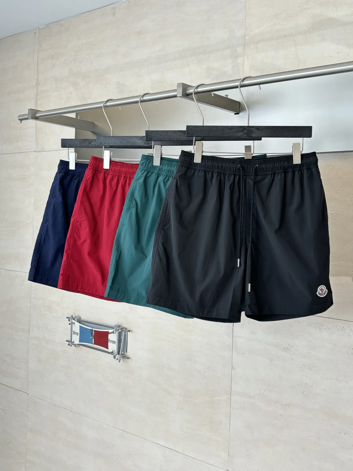 Logo-Patch Shell Swim Shorts D22518604 — view 4