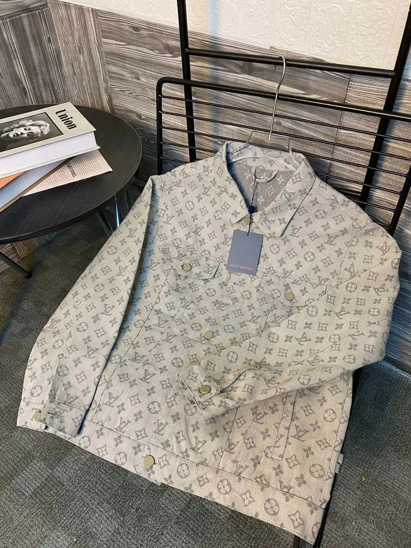 Monogram Jacquard Denim Jacket D22513857 — view 8