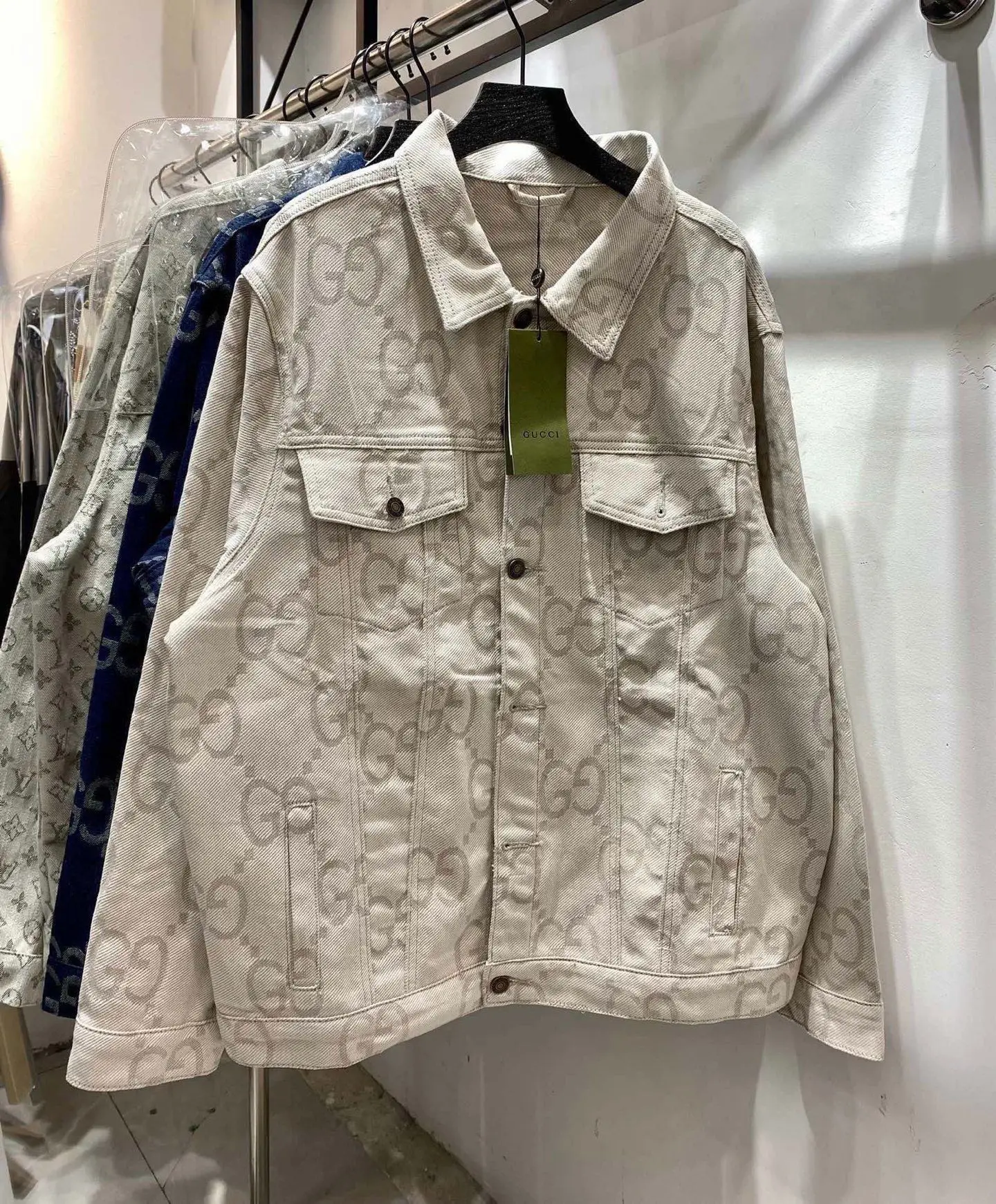 GG Jacquard Denim Jacket D22513843 — view 2
