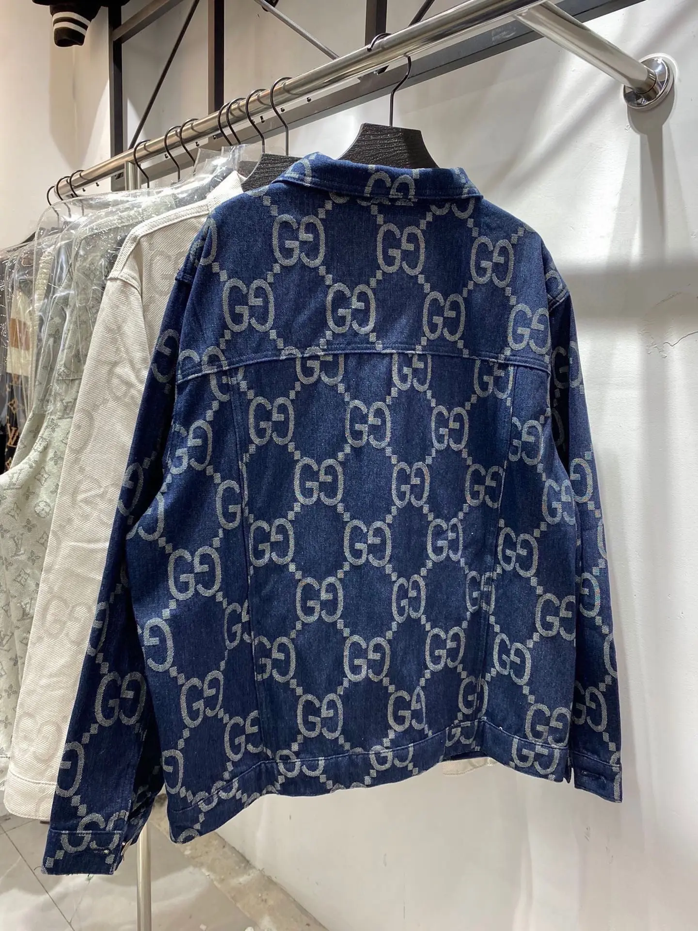 GG Jacquard Denim Jacket D22513843 — view 5