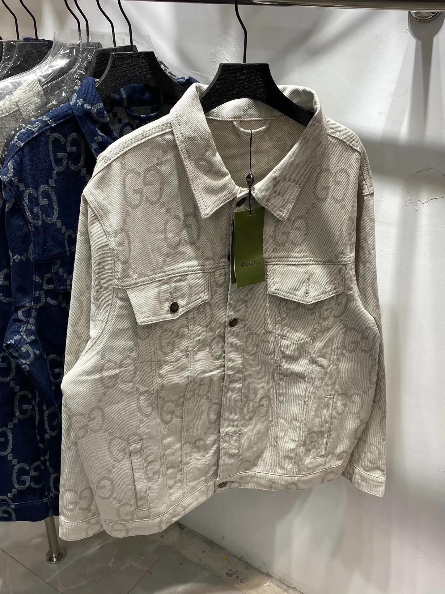 GG Jacquard Denim Jacket D22513843 — view 6
