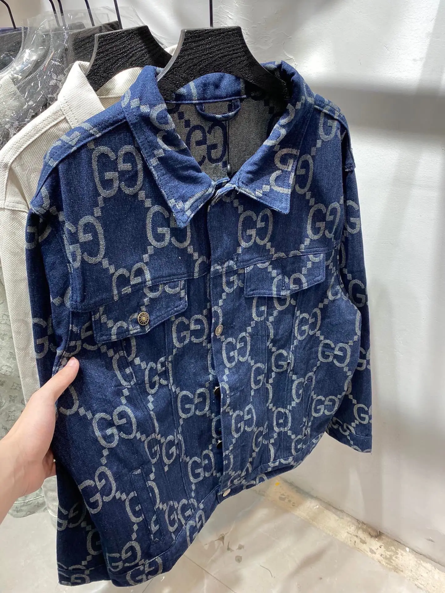 GG Jacquard Denim Jacket D22513843 — view 8