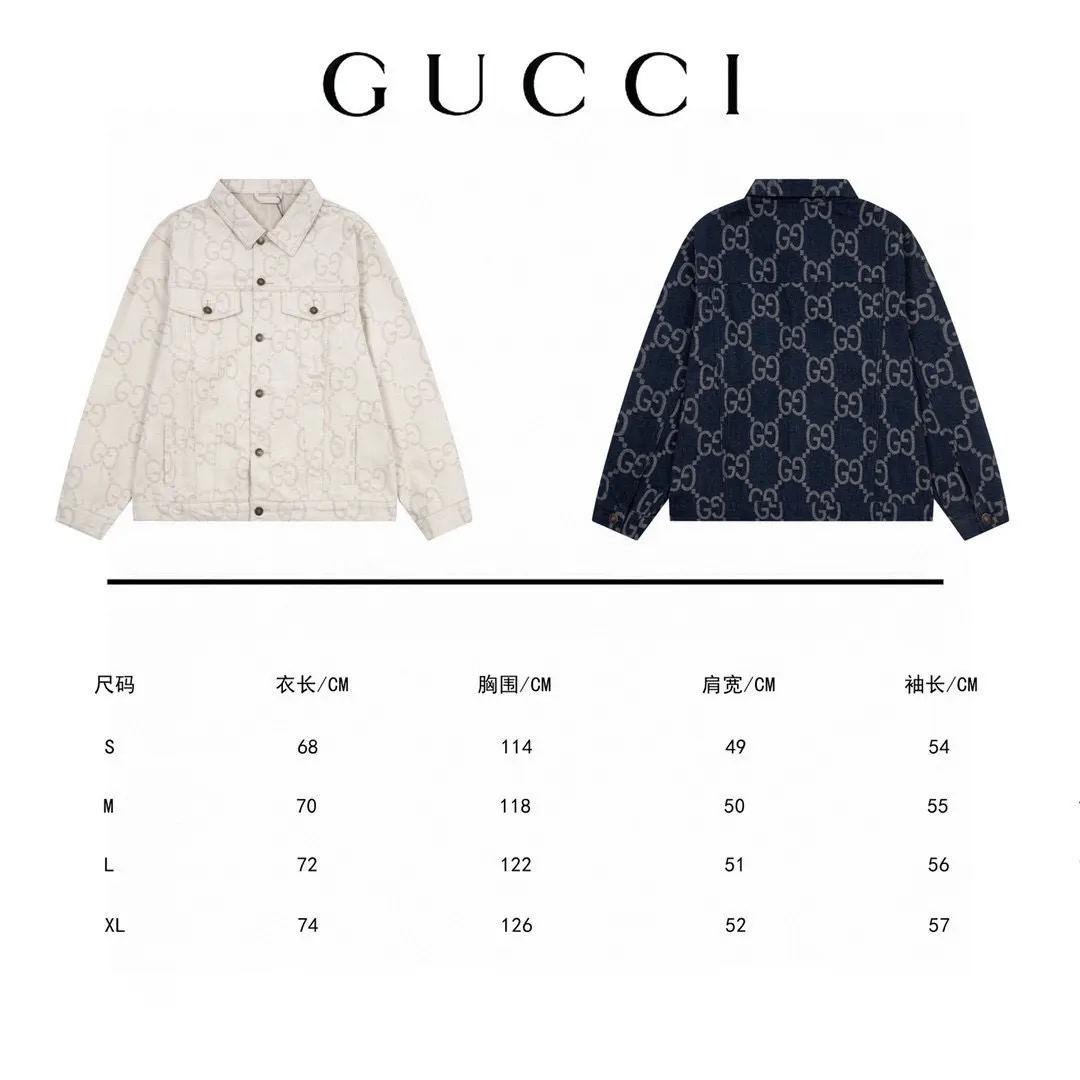 GG Jacquard Denim Jacket D22513843 — view 9