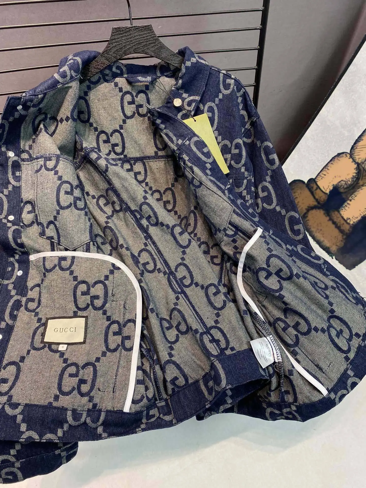 GG Jacquard Denim Jacket D22513843 — view 12