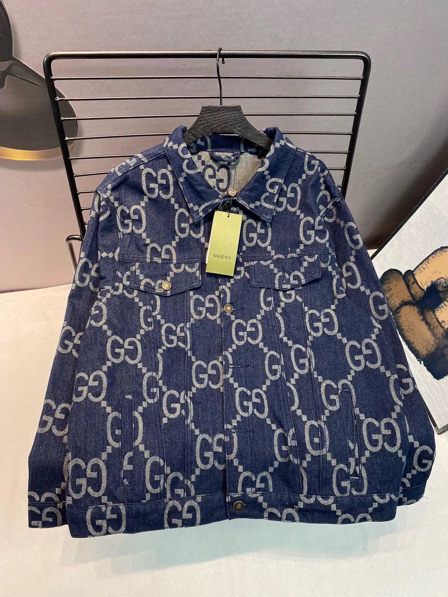 GG Jacquard Denim Jacket D22513842 — view 10