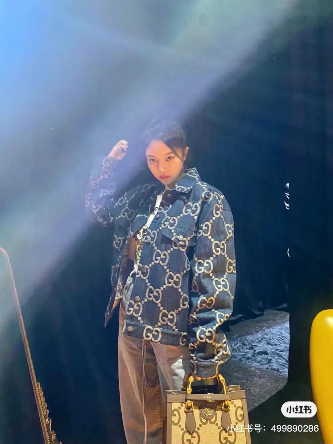 GG Jacquard Denim Jacket D22513842 — view 12