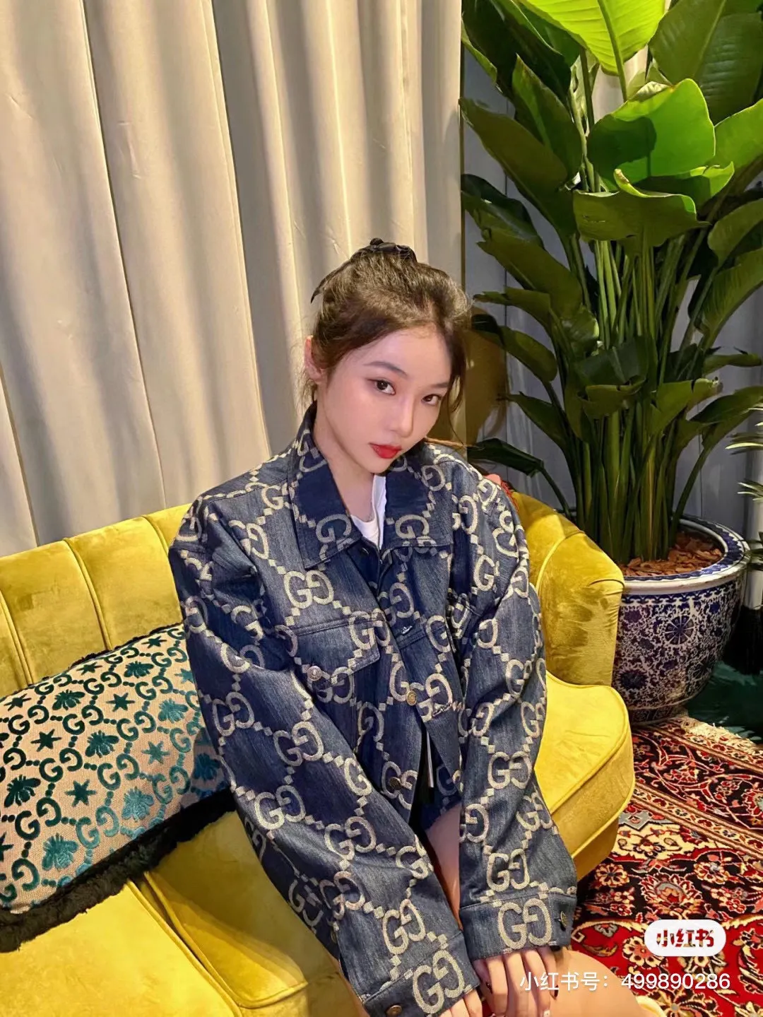 GG Jacquard Denim Jacket D22513842 — view 15