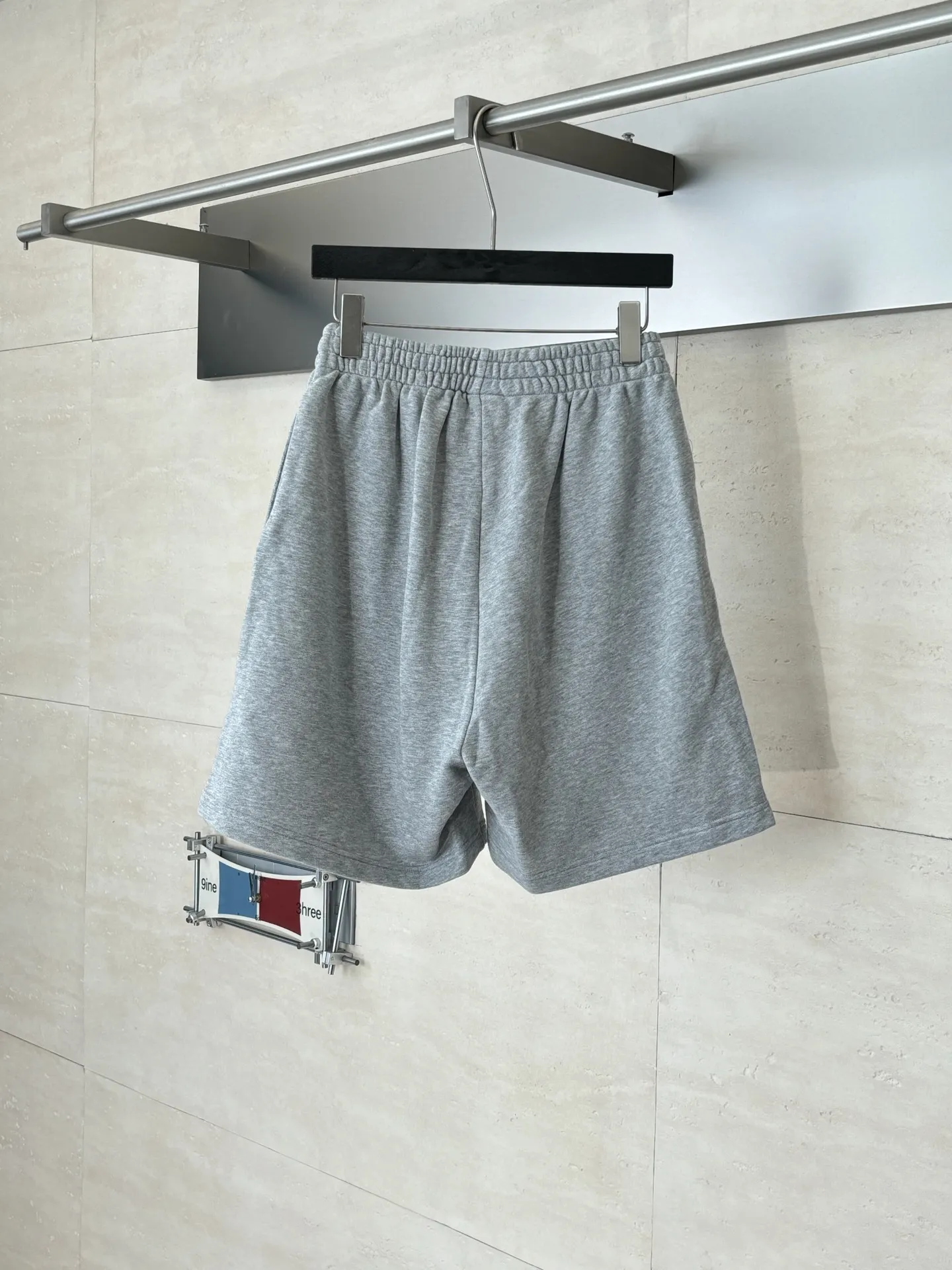 BB Logo Print Cotton-Jersey Shorts D22818626 — view 2