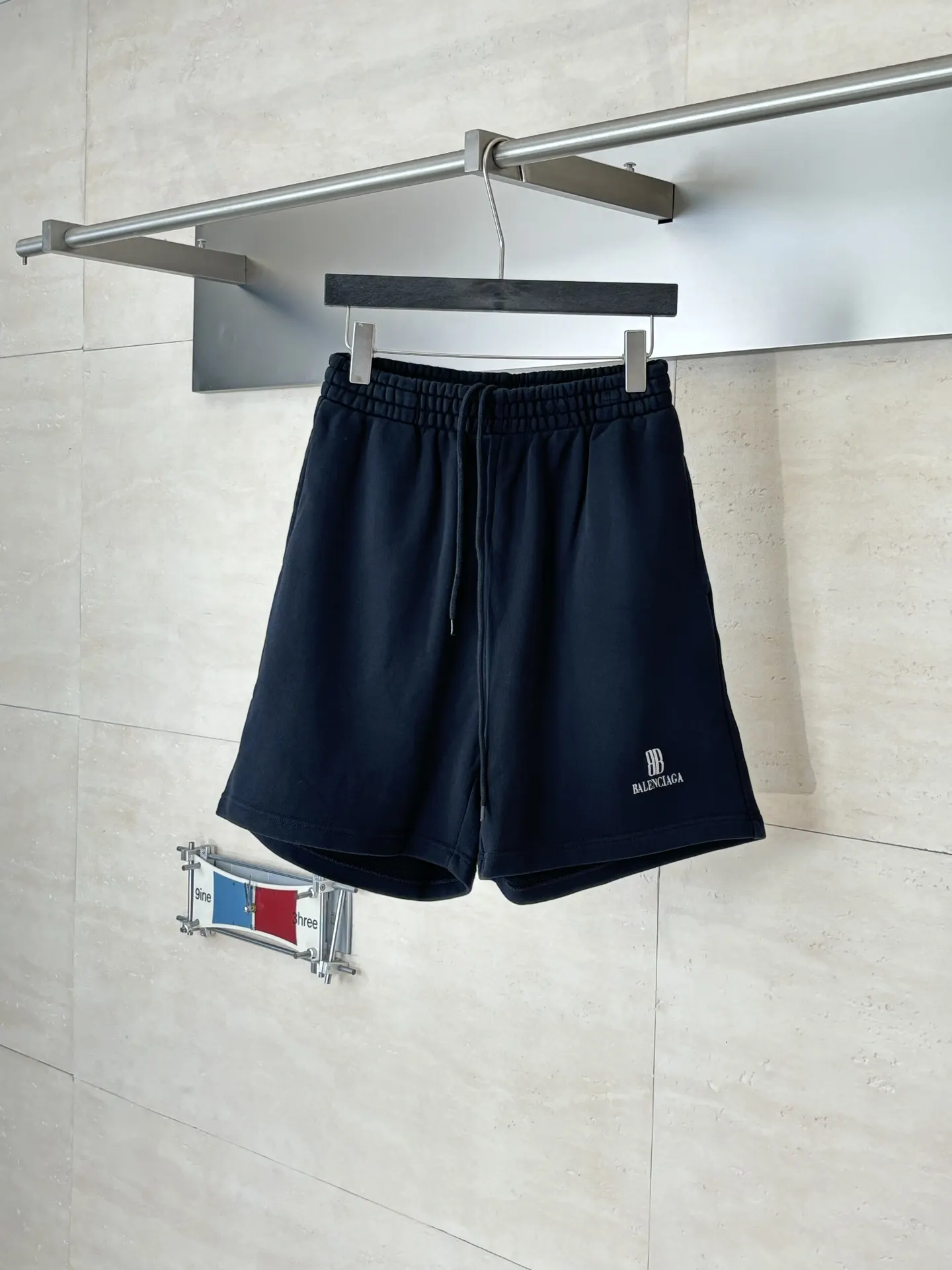 BB Logo Print Cotton-Jersey Shorts D22818627