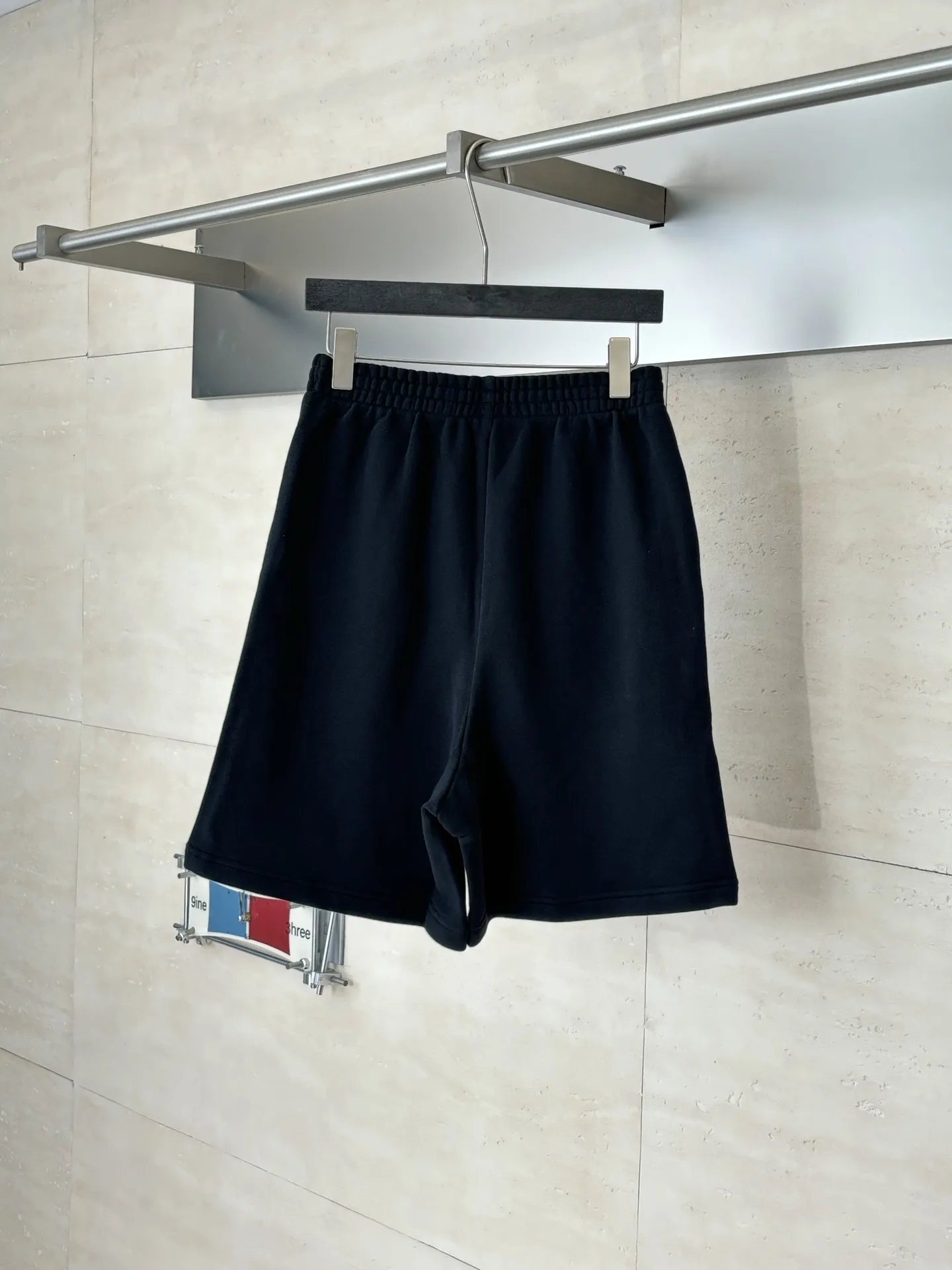 Embroidered Logo Cotton-Jersey Sweat Shorts D22818624 — view 2