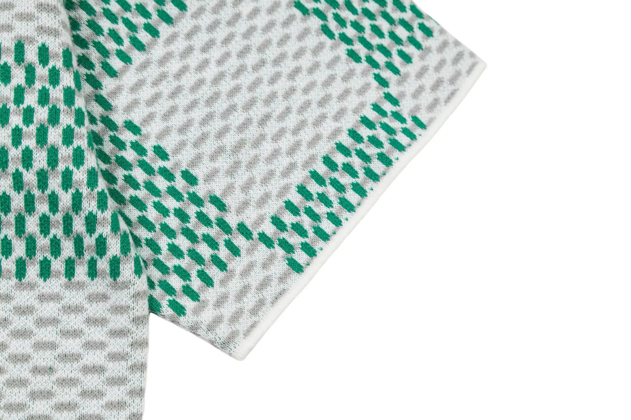 Damier Jacquard Cotton Knit T-Shirt D23014205 — view 7