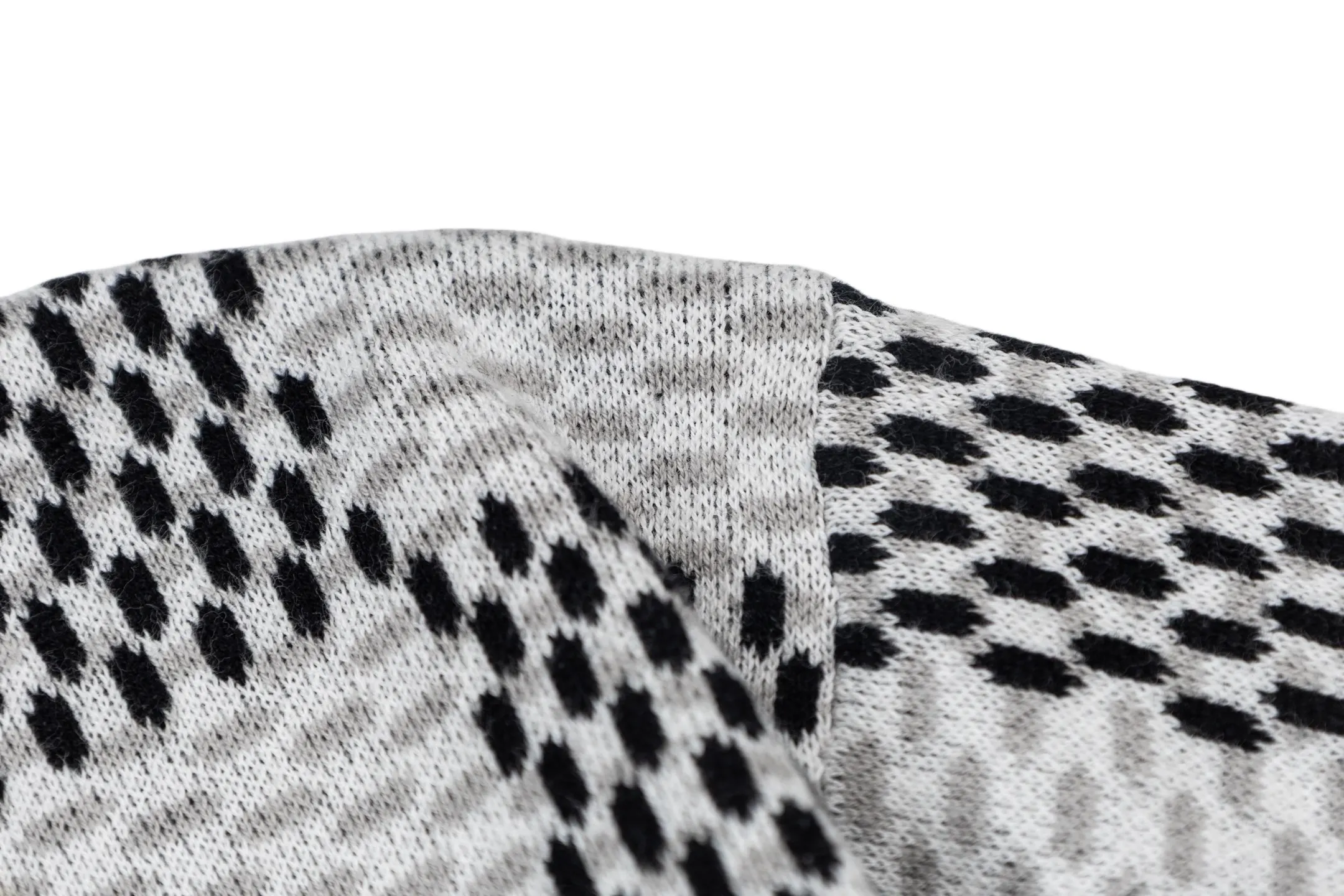 Damier Jacquard Cotton Knit T-Shirt D23014207 — view 5