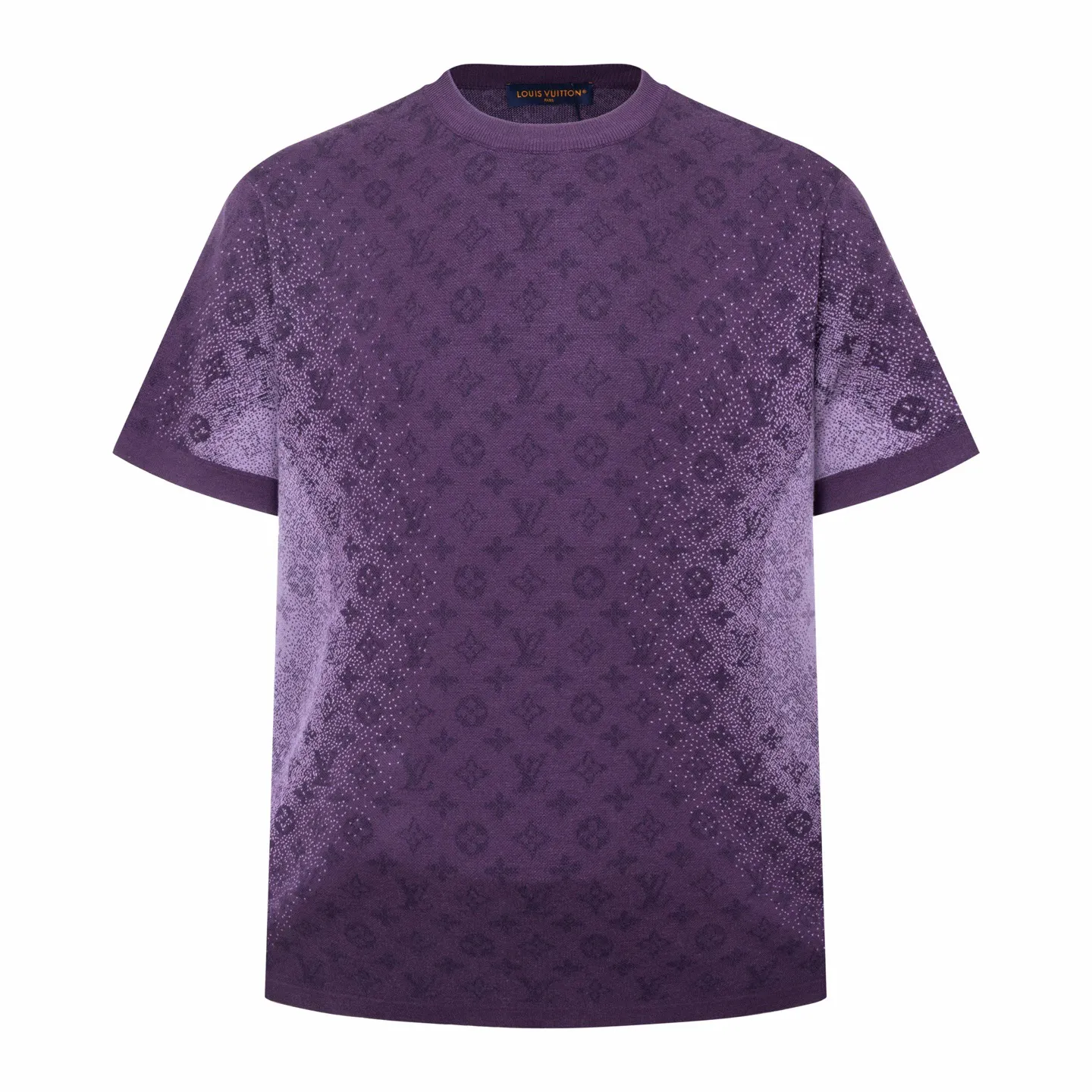 Monogram Gradient Wool-Blend Knit T-Shirt D23014201
