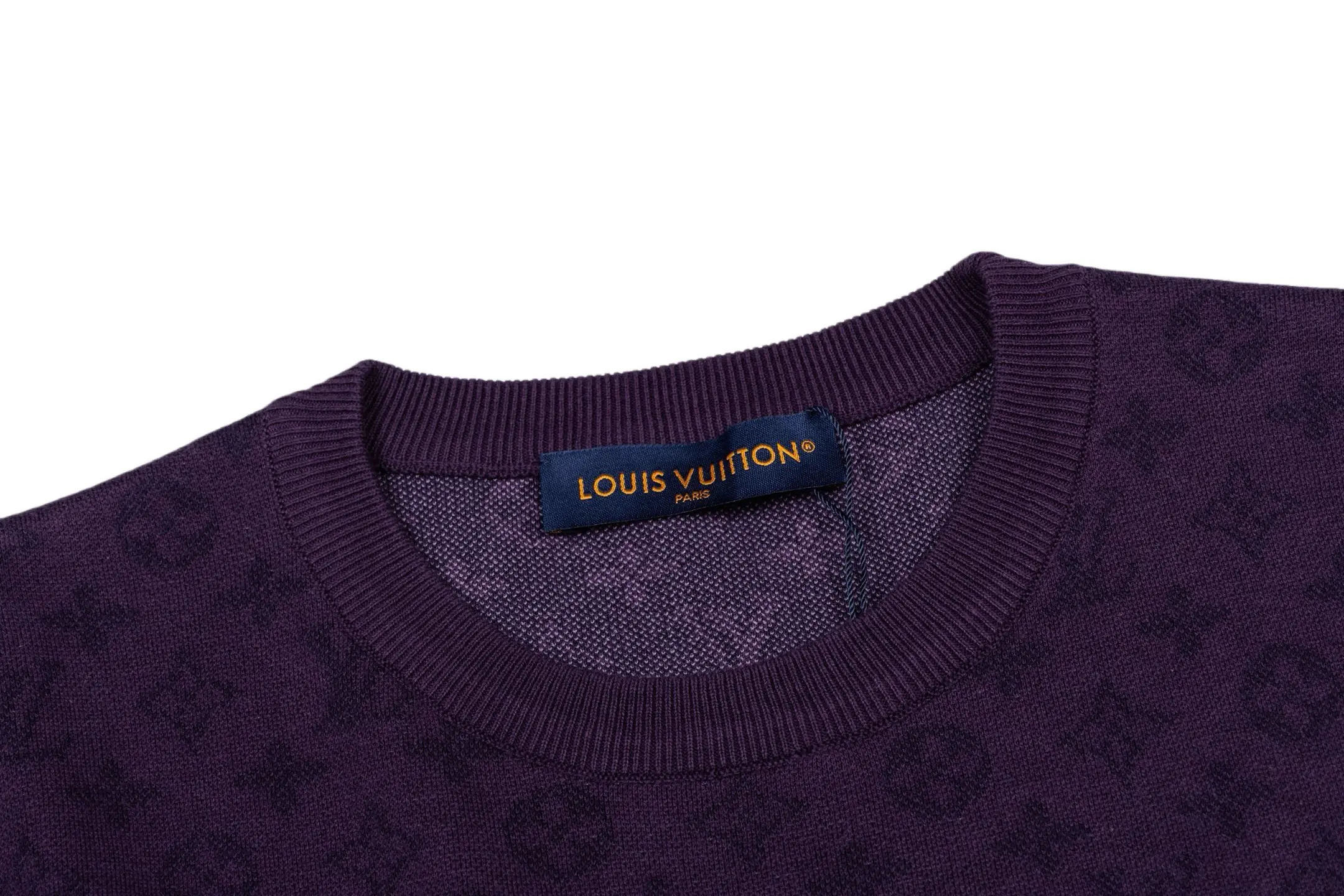 Monogram Gradient Wool-Blend Knit T-Shirt D23014201 — view 3