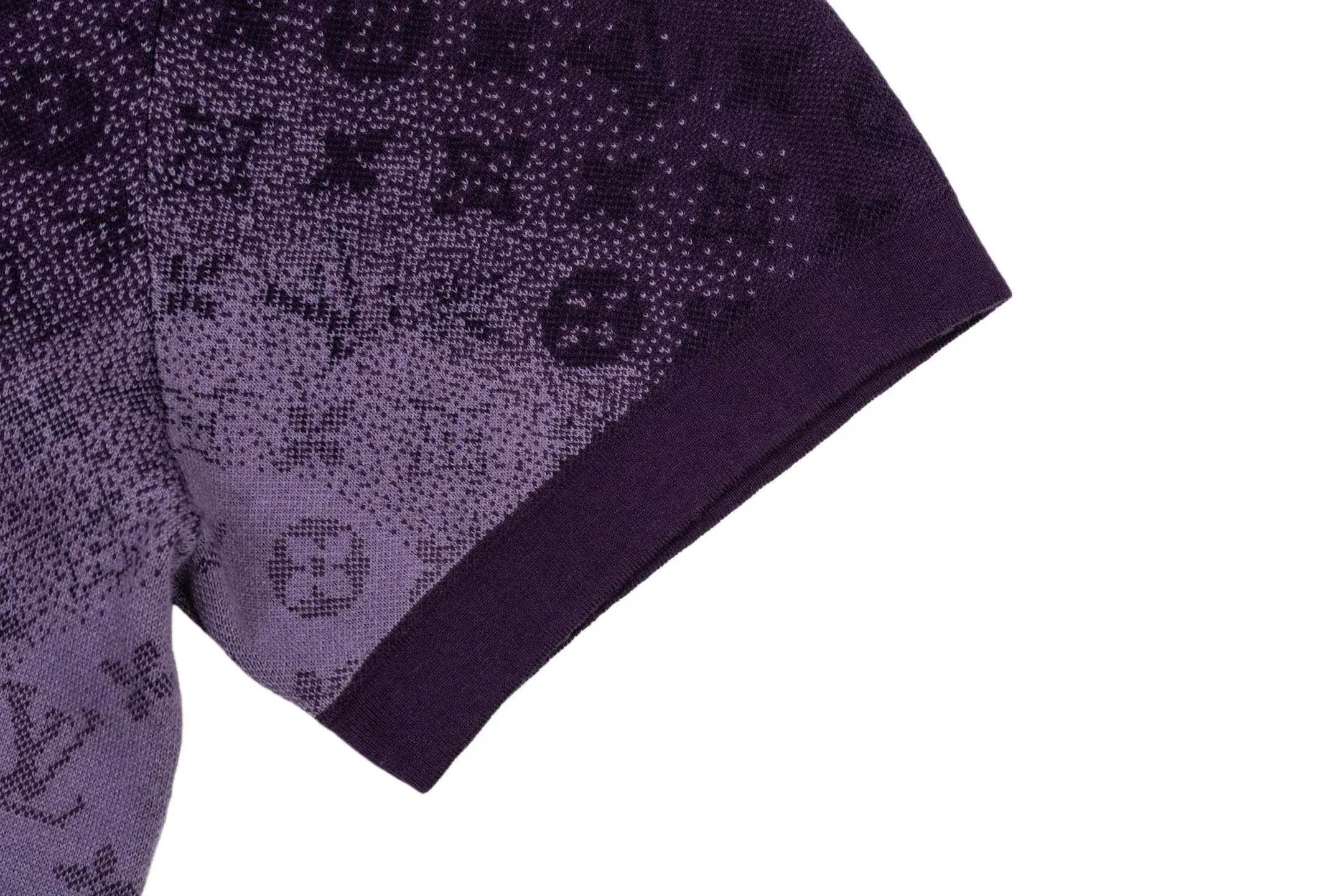 Monogram Gradient Wool-Blend Knit T-Shirt D23014201 — view 7
