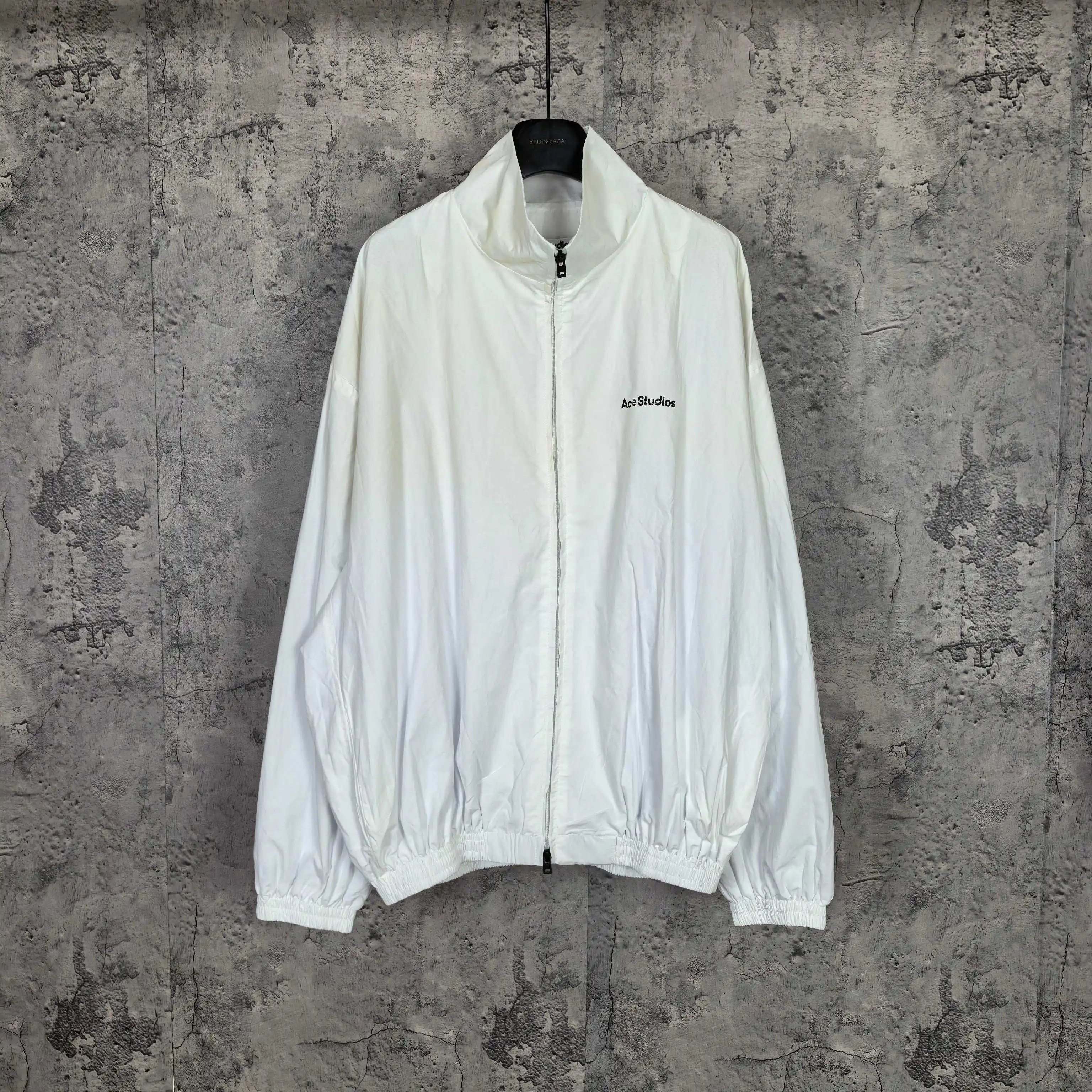 Washed Logo Zip-Up Track Jacket D23024584