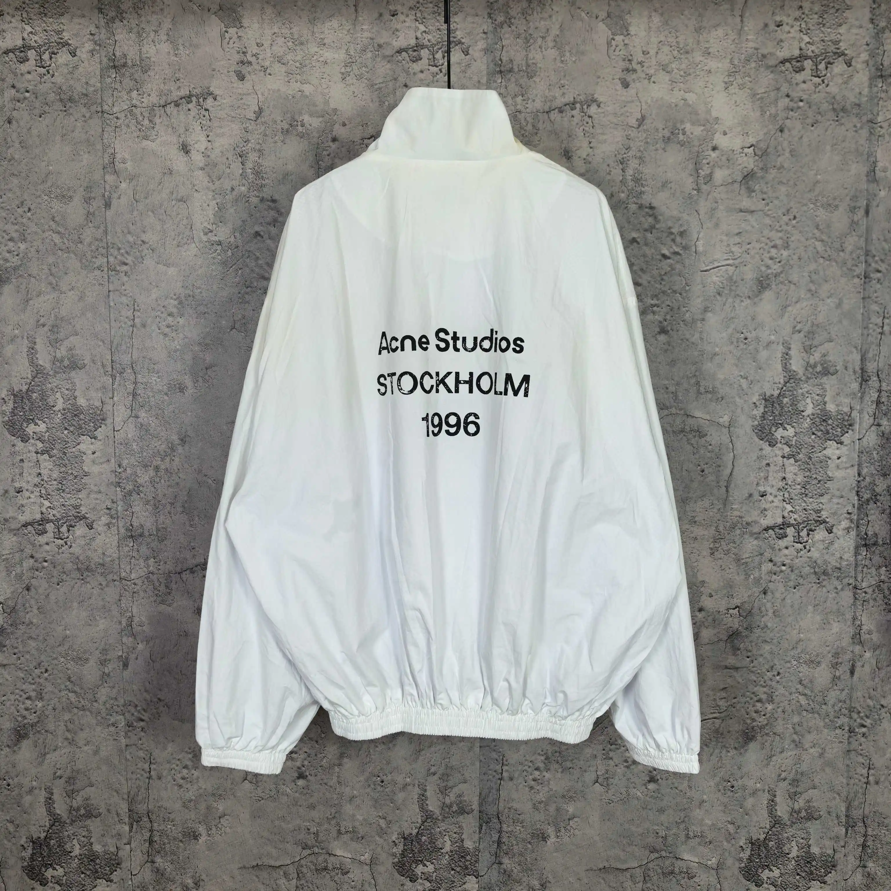 Washed Logo Zip-Up Track Jacket D23024584 — view 2