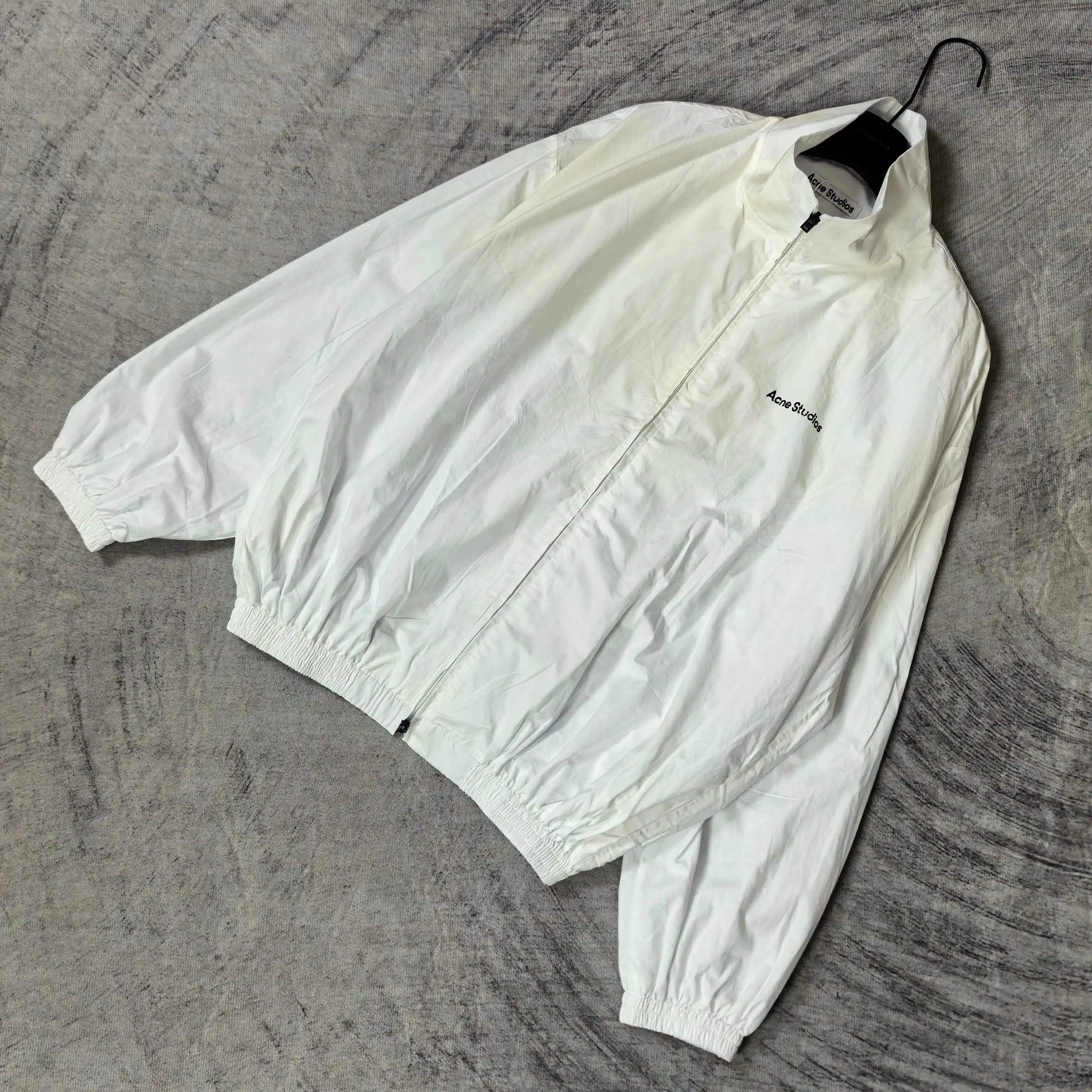 Washed Logo Zip-Up Track Jacket D23024584 — view 4