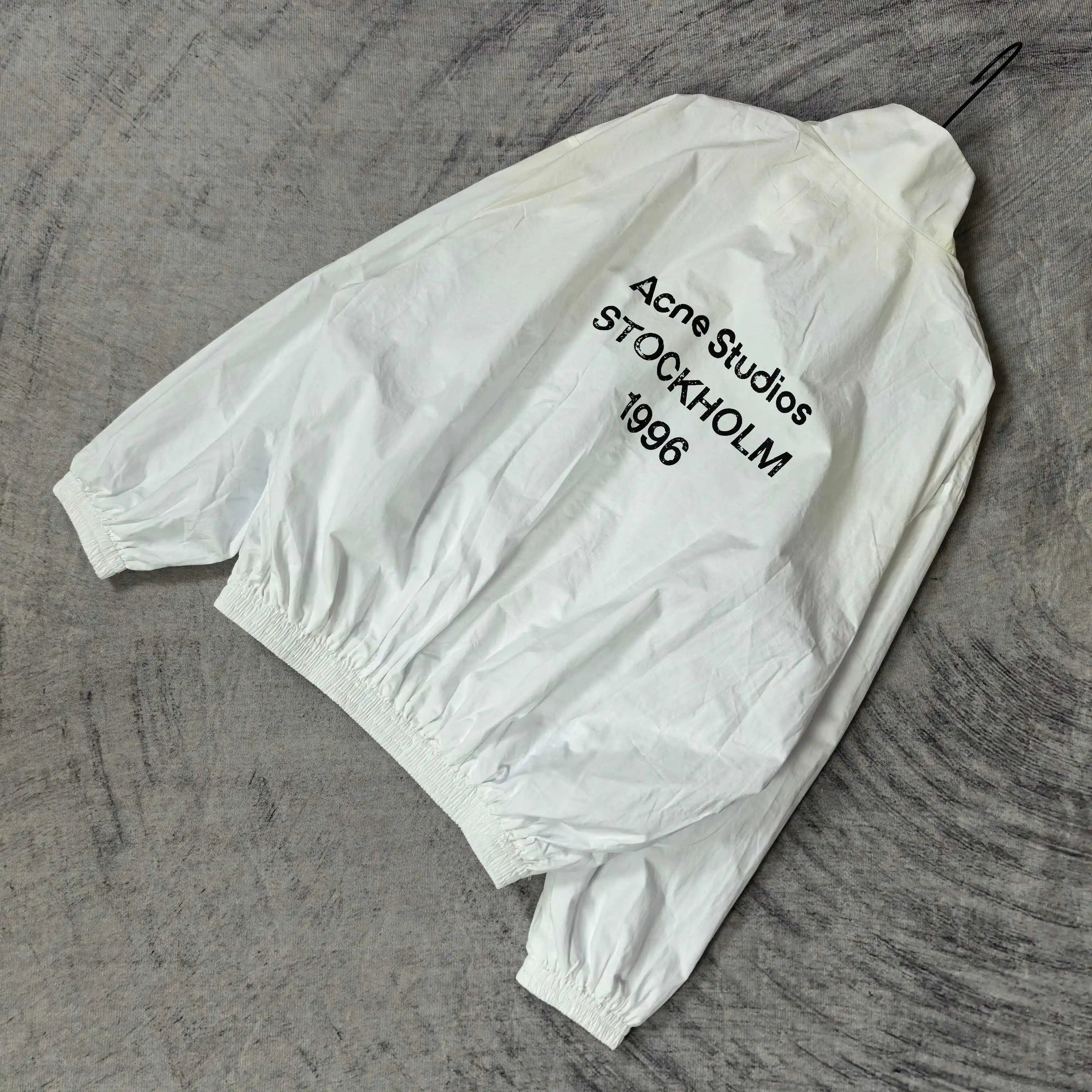 Washed Logo Zip-Up Track Jacket D23024584 — view 5