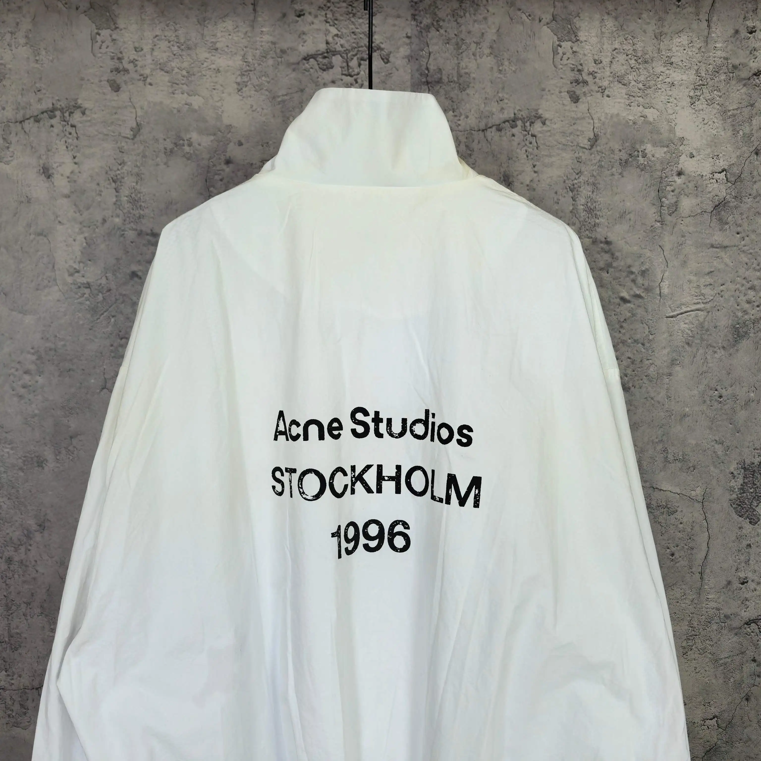 Washed Logo Zip-Up Track Jacket D23024584 — view 6