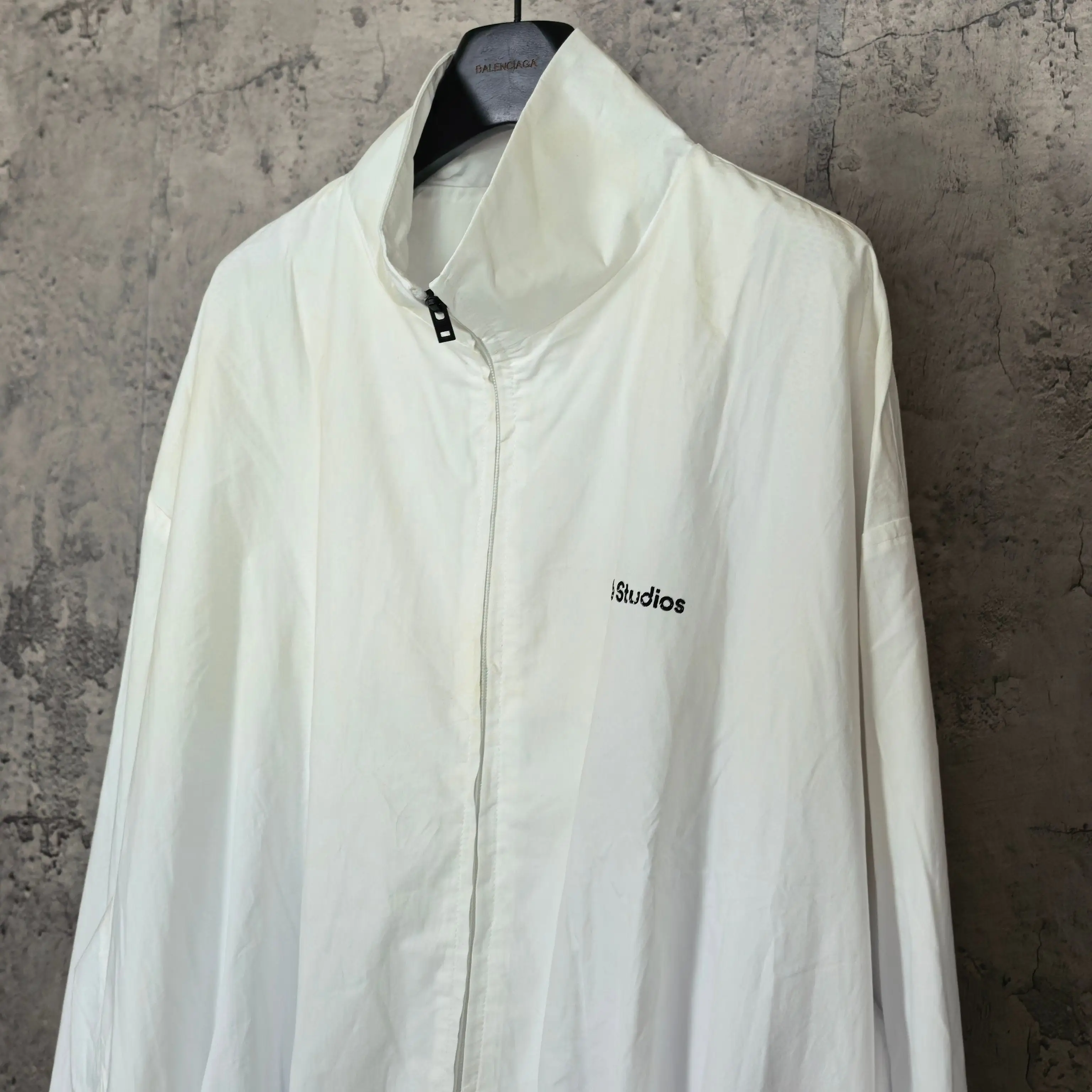 Washed Logo Zip-Up Track Jacket D23024584 — view 9