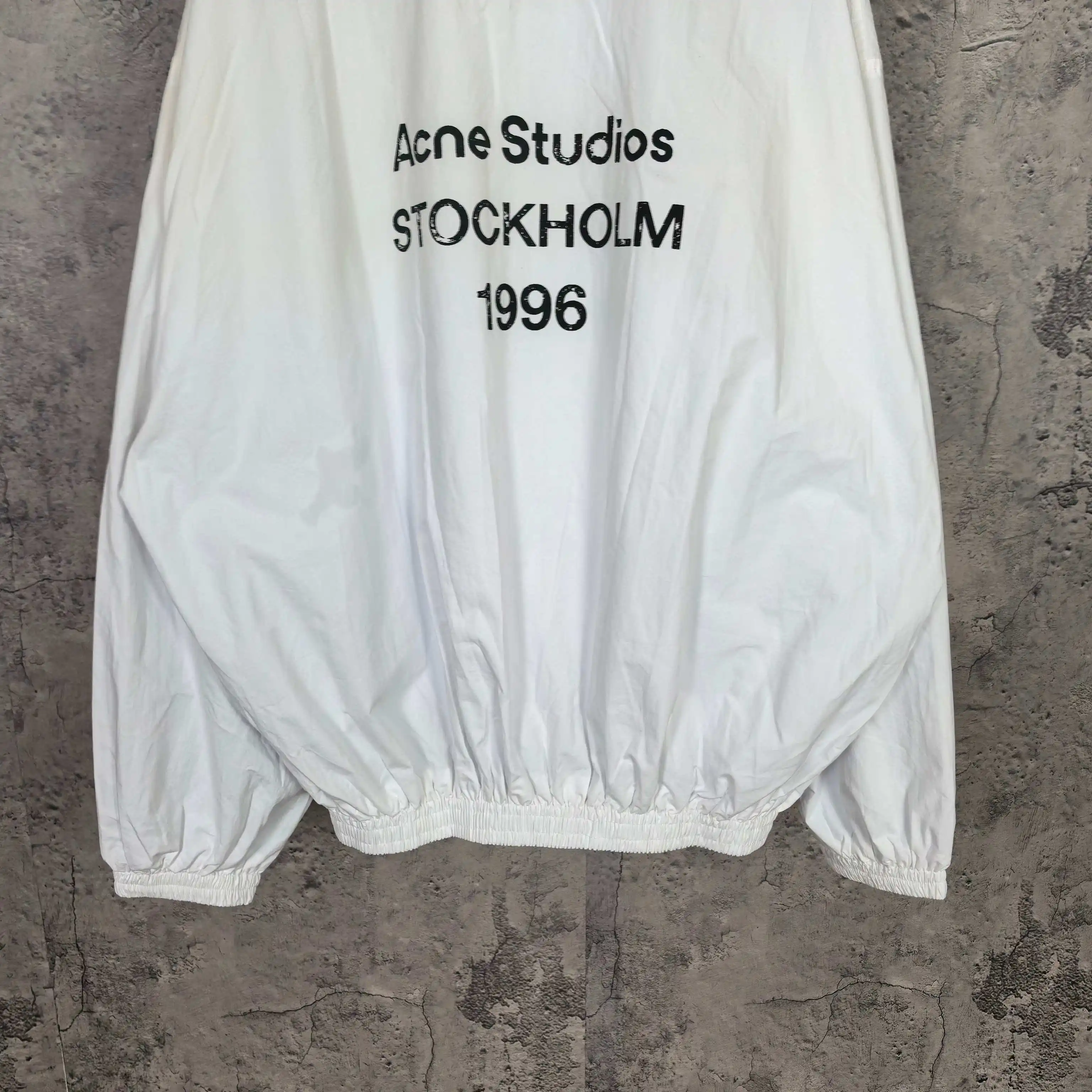 Washed Logo Zip-Up Track Jacket D23024584 — view 12