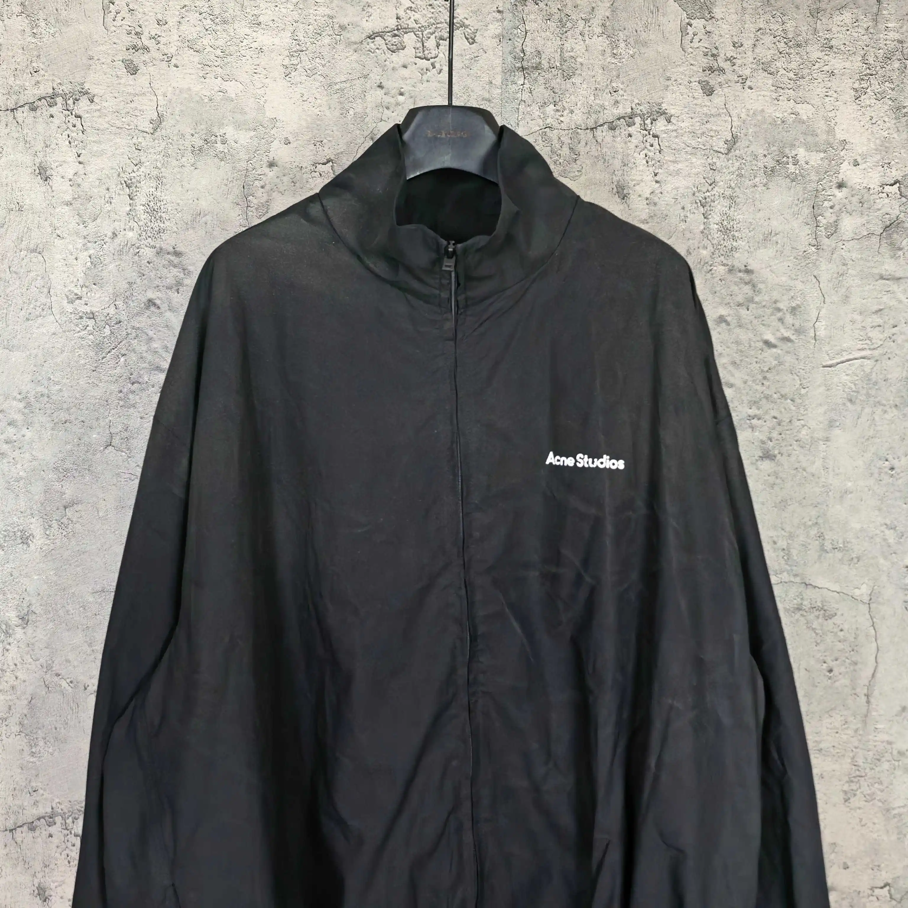 Logo Print Washed Track Jacket D23024583 — view 3