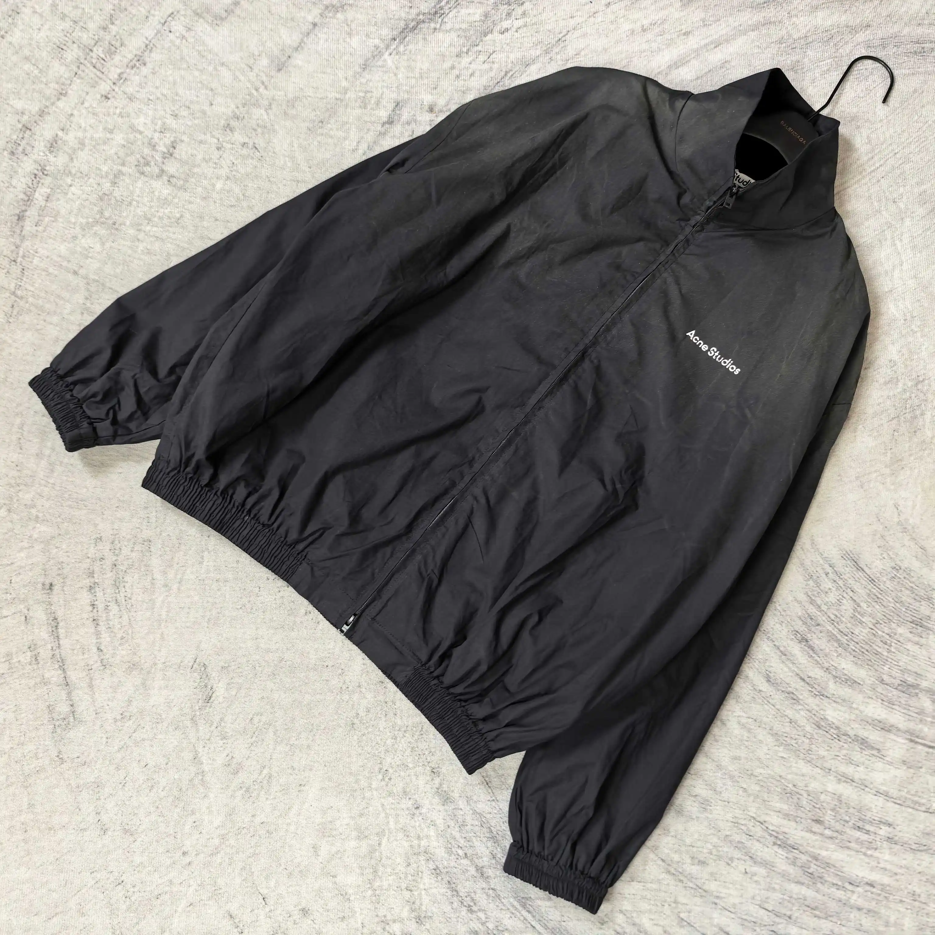 Logo Print Washed Track Jacket D23024583 — view 4
